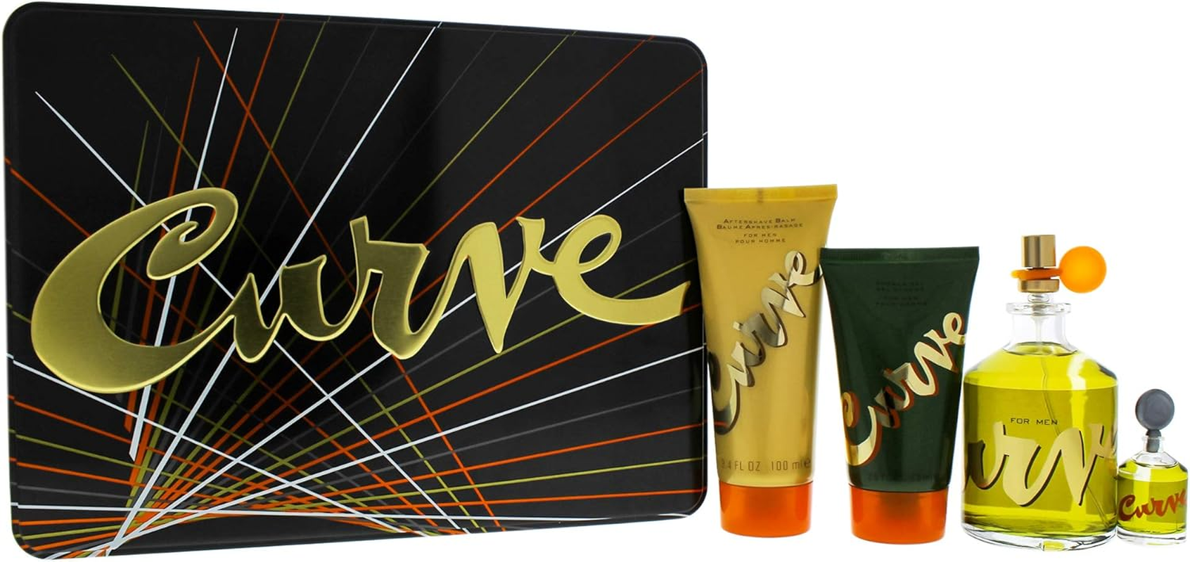 Liz Claiborne Curve Gift Set for Men (Pack of 4)