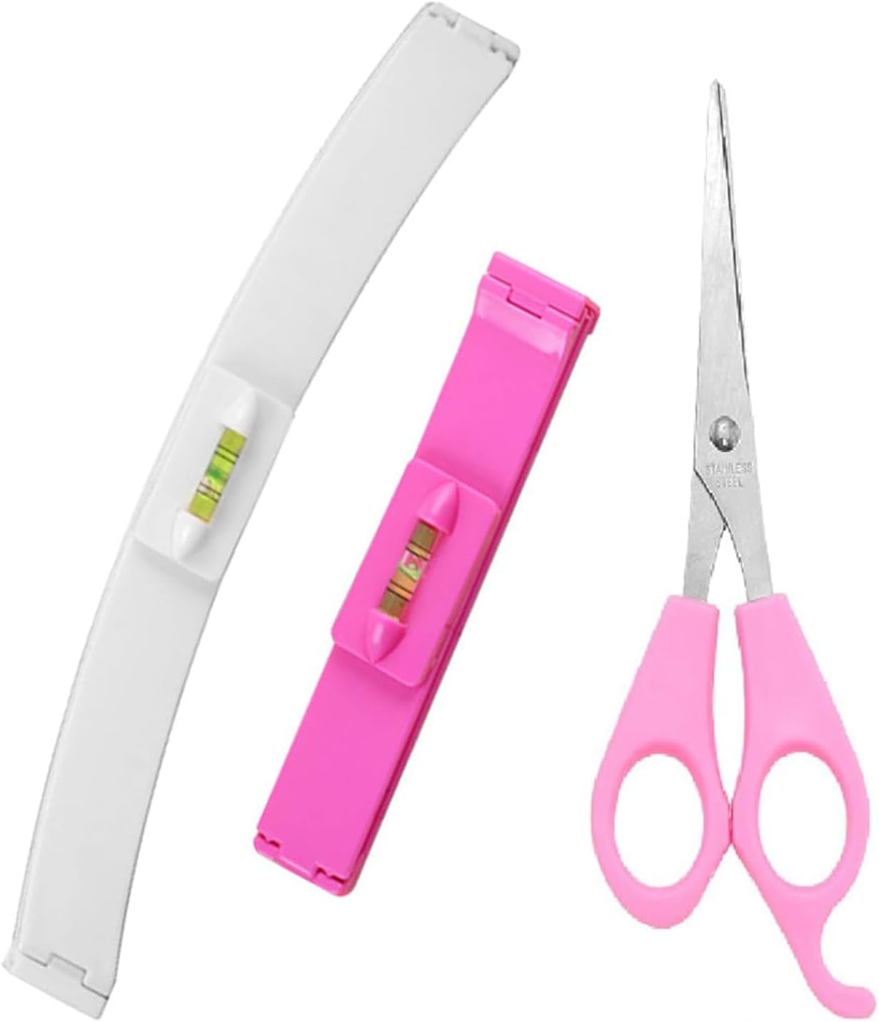 Bessy Shop Hair Cutting Tool, 3 Pieces Cutting Aid Hair Cutting Clip, Professional DIY Home Styling Accurate Hair Cutting Tool for Layers, Bangs and Split Ends, for Children Women Haircut image number 1