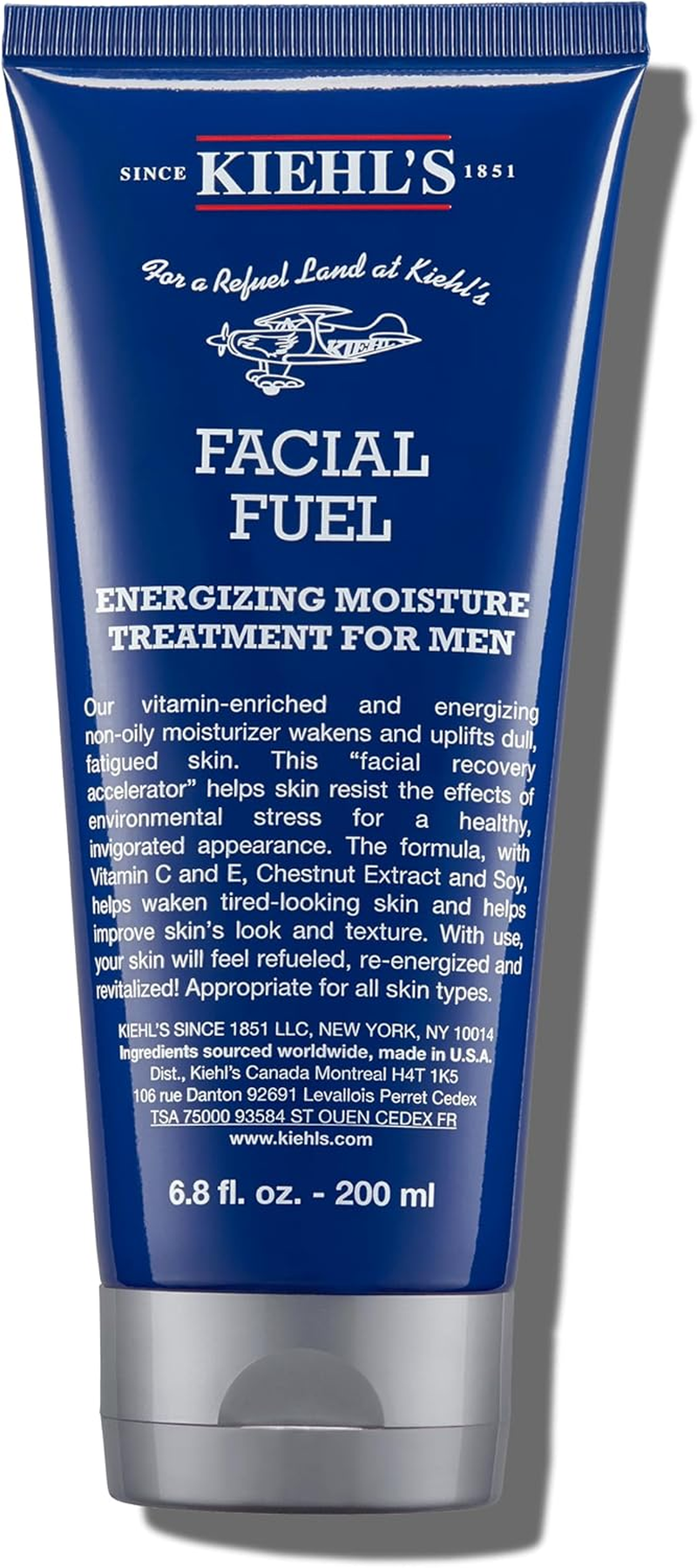Kiehl'S Facial Fuel Moisturizer, Men'S Face Cream, with Vitamin C and Caffeine That Contain Antioxidants to Help Energize and Reduce Dullness, Non-Greasy, Paraben, and Sulfate Free - 6.8 Fl Oz image number 2