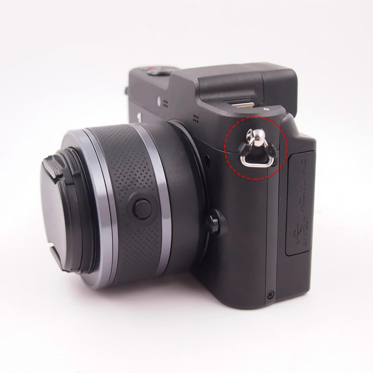 Whltzf Camera Straps Adapter Triangles Split Rings 2Pieces Stainless Steel with Protective Caps Lugs Rings with Caps image number 6