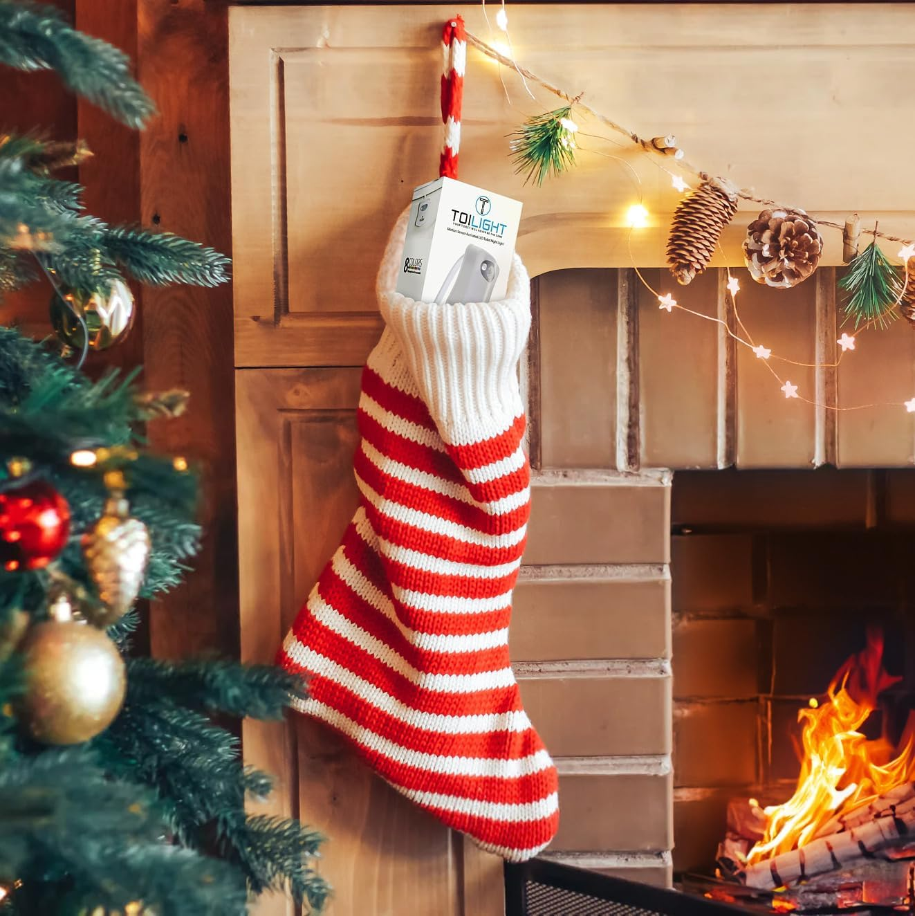 Original Toilet Night Light - Motion Sensor Activated LED - 9 Color Modes Including Blue - Light up Your Toilet Seat image number 2