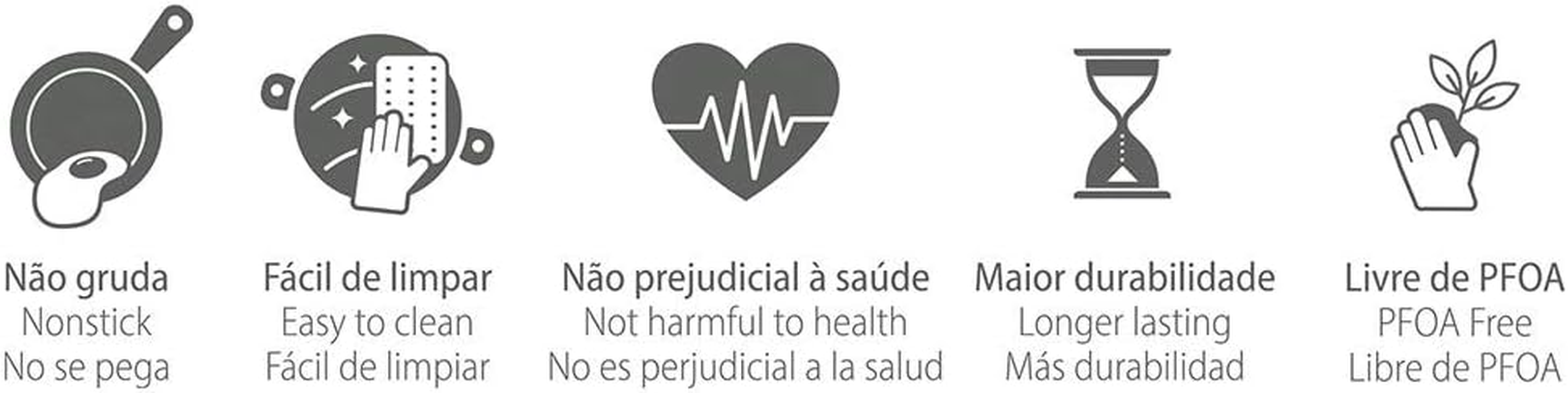 Tramontina Lyon Aluminum Sauce Pan, Black, 20 Cm image number 3