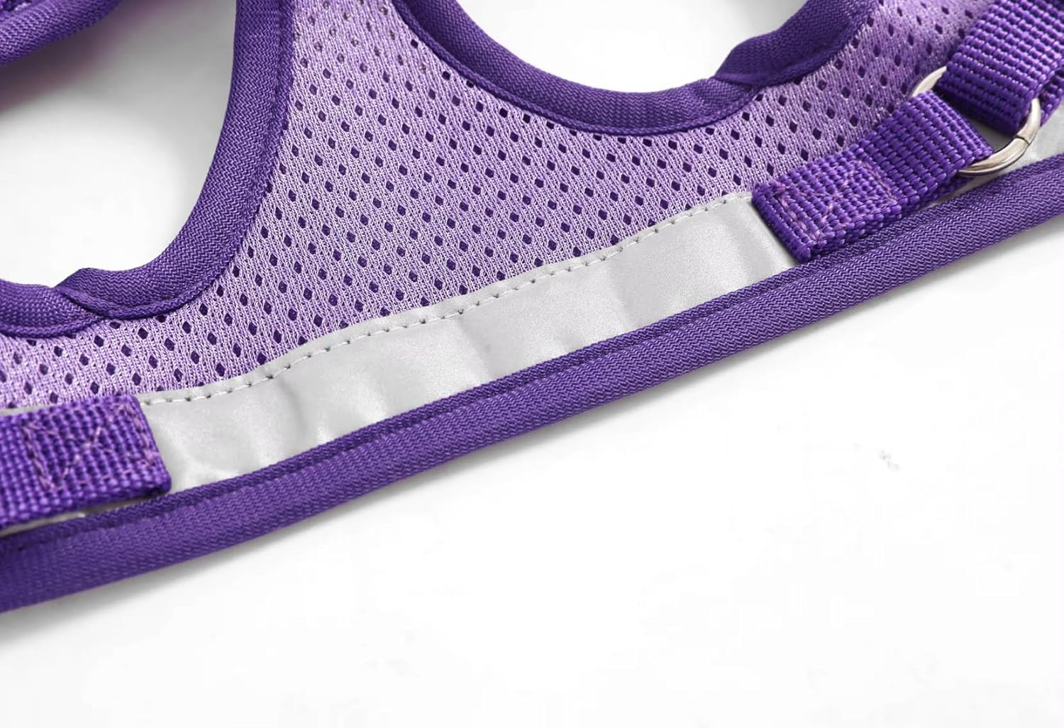 4M Pets Cats and Dogs Vest Harnesses with Leash Reflective,Dog Vest Harness, Reflective & Adjustable Harness for Small to Medium Dogs (Purple, XL) image number 4