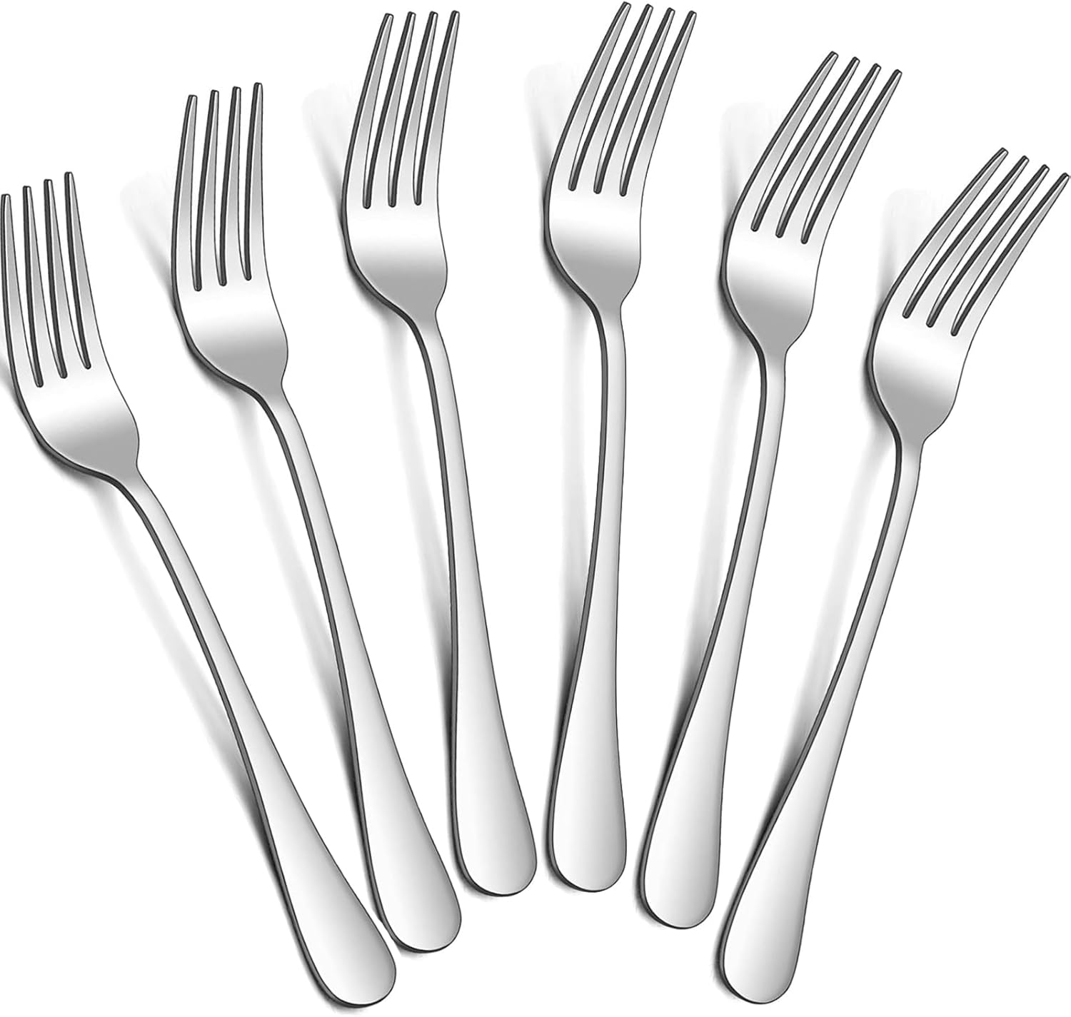 Tiokin Dinner Forks Set, Set of 12 Food Grade Stainless Steel Silverware Forks (20.5 Cm),Table Forks,Flatware Forks,Mirror Finish Dishwasher Safe,Use for Home,Kitchen or Restaurant