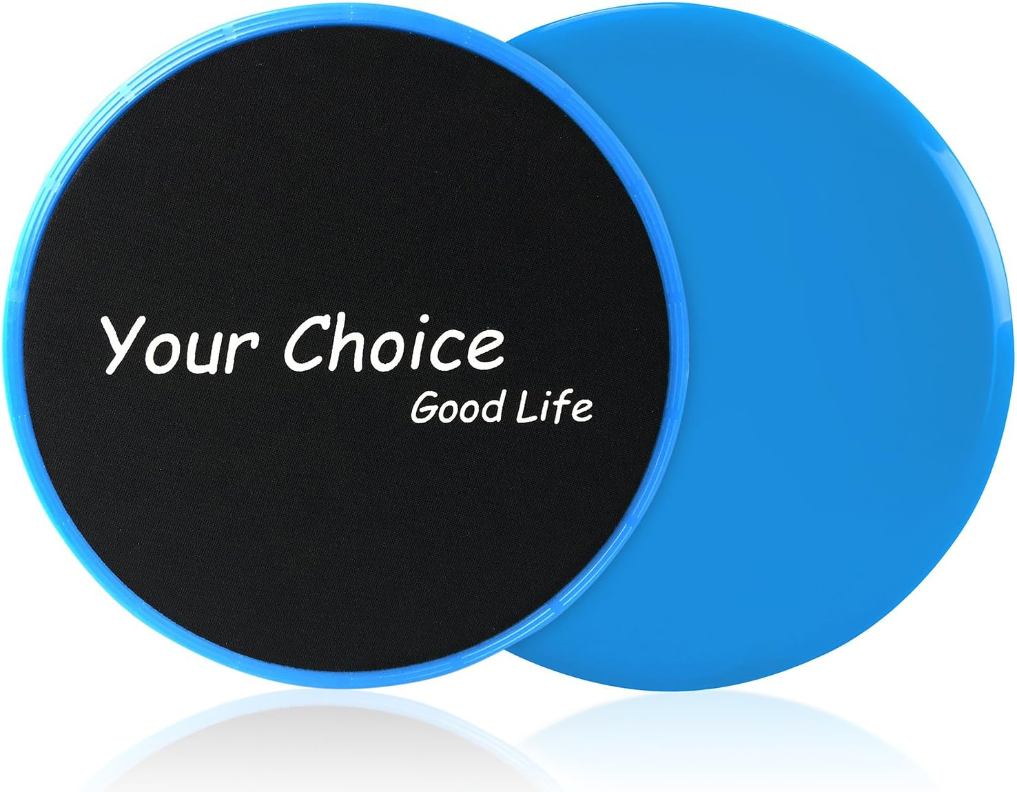 Your Choice Sliders Fitness Equipment Floor Sliders Exercise Core Gliders Gliding Discs for Full Body Workout, Dual Sided for Carpet or Hardwood Floors, Compact for Travel or Home with Carry Bag