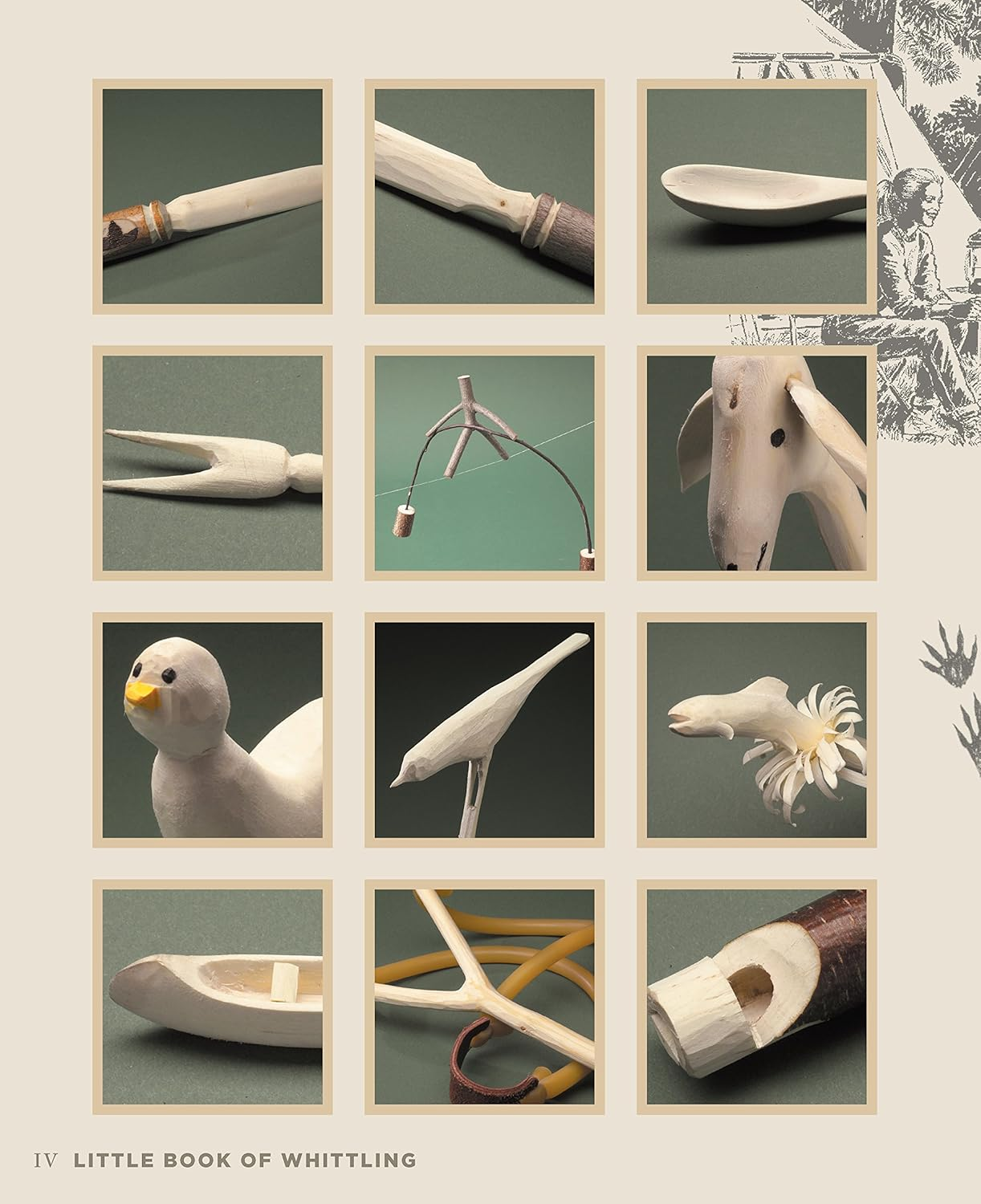 Little Book of Whittling Gift Edition: Passing Time on the Trail, on the Porch, and under the Stars image number 4