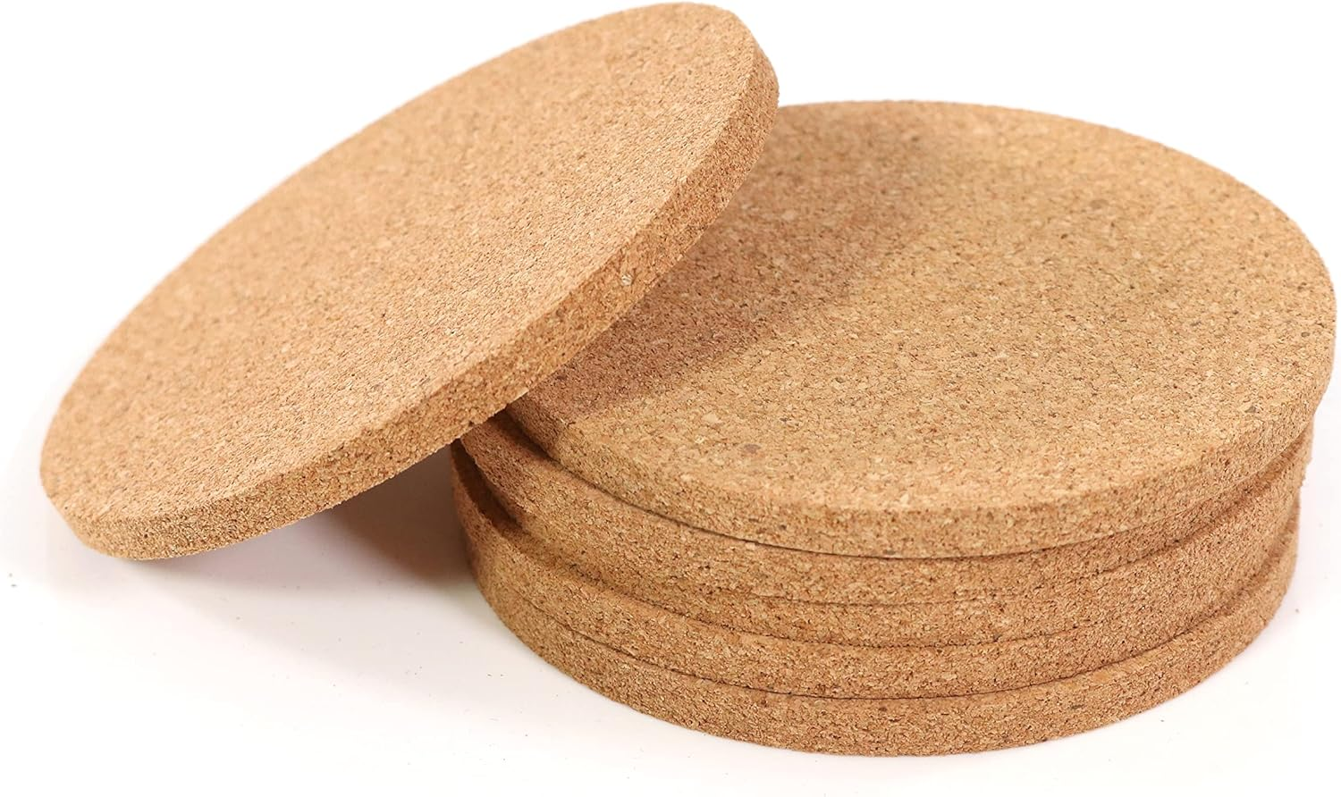 Katai Poker Table Cover - Green Felt Casino Style for Game Night, Poker, Mahjong, Board Games, round Table Top, 36-48 Inch, Noise Reducing, Slip Prevention, Smooth Fabric, Includes 6 Cork Coasters