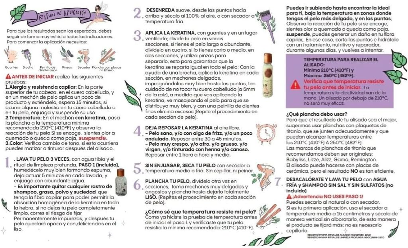 Keratina, RITUAL BOTANICO 120 Ml - Keratin Treatment with 12 Natural Oils and Amino Acids for Shine, Softness and Nutrition. Original Product from COLOMBIA. image number 1