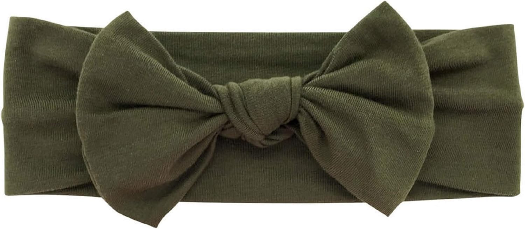 Baby Girl Headbands-Infant,Toddler Cotton Handmade Hairbands with Bows Child Hair Accessories image number 3