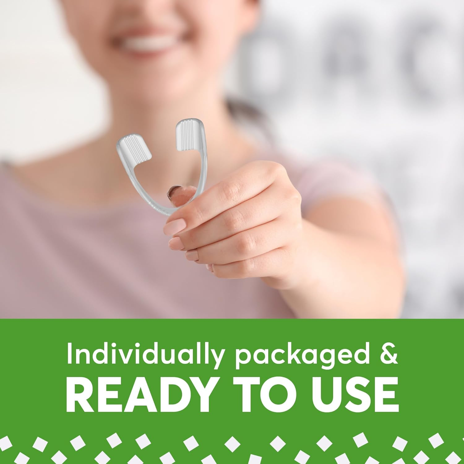 Plackers Grind No More Night Guard, Nighttime Protection for Teeth, BPA Free, Sleep Well, Ready to Wear, Disposable, One Size Fits All, 16 Count image number 4