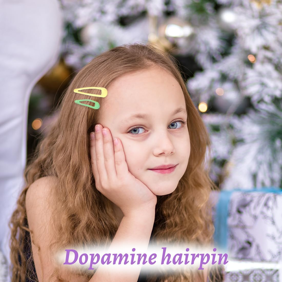 ROKZELT Pack of 100 Hair Clips Girls Children Hair Clips Girls Metal Star Hair Clips with Snap Closure Colours Cute Small Hair Clips Hollowed Star Hair Pin image number 5