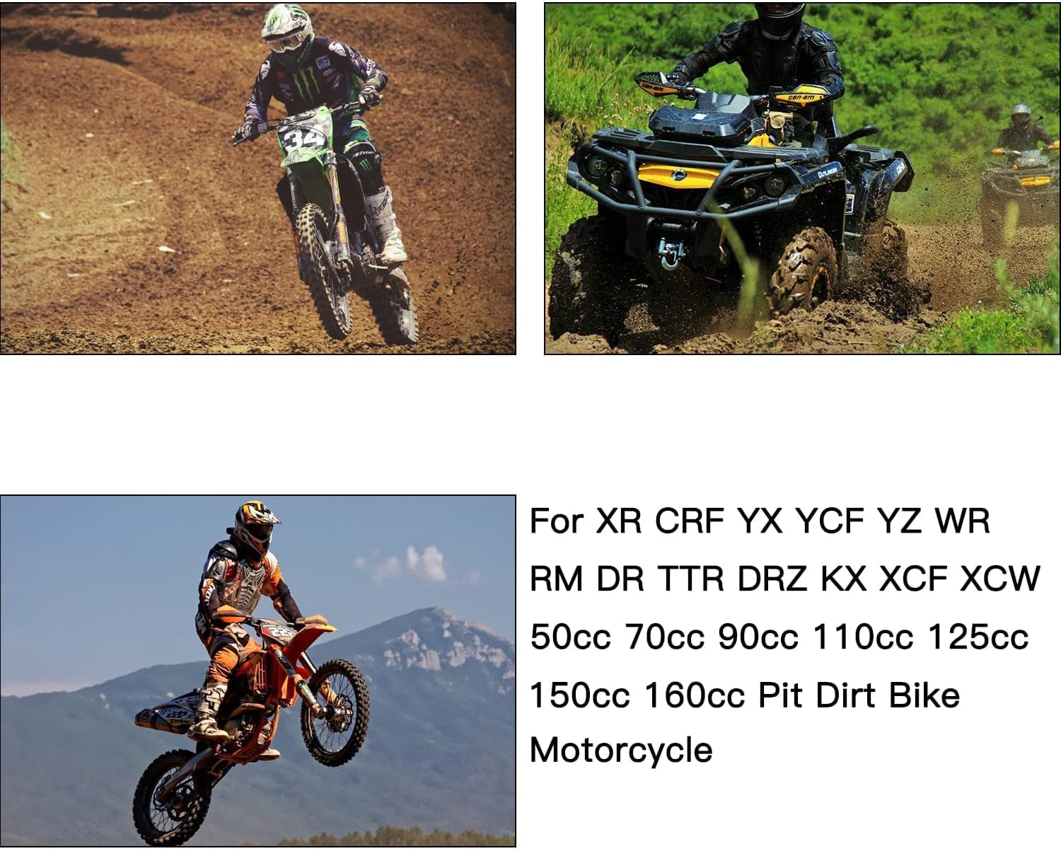 GREHUA Dirt Bike Gear Shifter Shift Lever Compatible with 50Cc 110Cc 125Cc 150Cc SSR Baja DR49 WR200R SDG 107 IMR Pitster Pro Atomik Triumph Thumpstar Taotao ATA DB Coolster Lifan Motorcycle Parts - Black image number 7