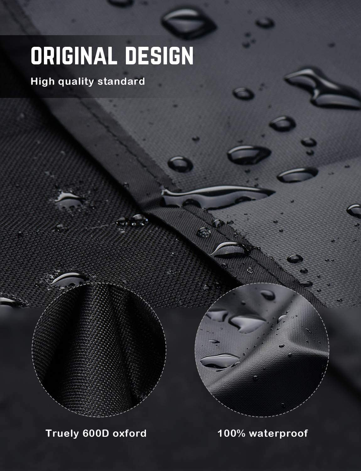 Outdoor TV Cover 40" - 43" - with Bottom Cover - 600D Water-Resistant and Dust-Resistant Material- Fits Your TV Better image number 5