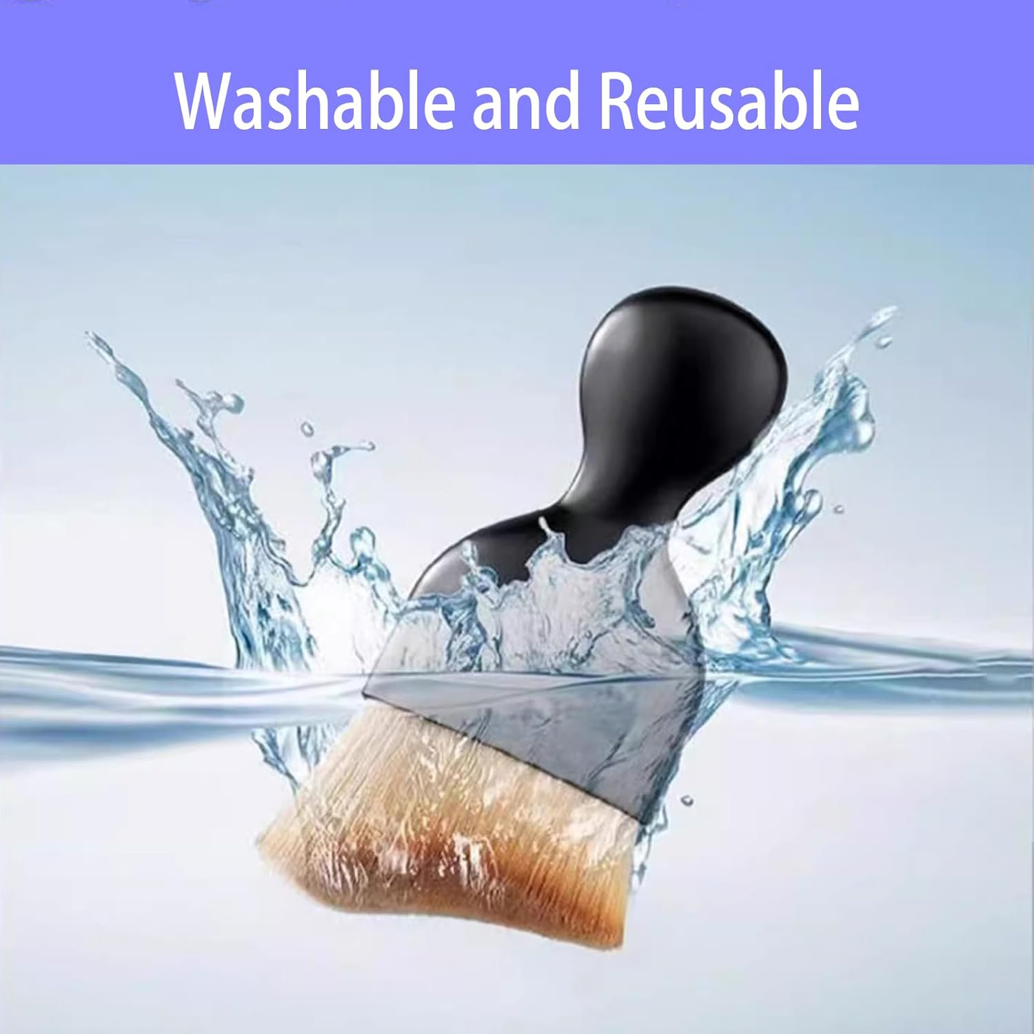 Koohere Car Interior Detailing Brush, Super Soft Car Dusting Brush, Car Interior Cleaning Tool Car Duster Brush for Car Dashboard, Air Conditioning Vents, Leather, Computer (Black,1Pack) image number 1