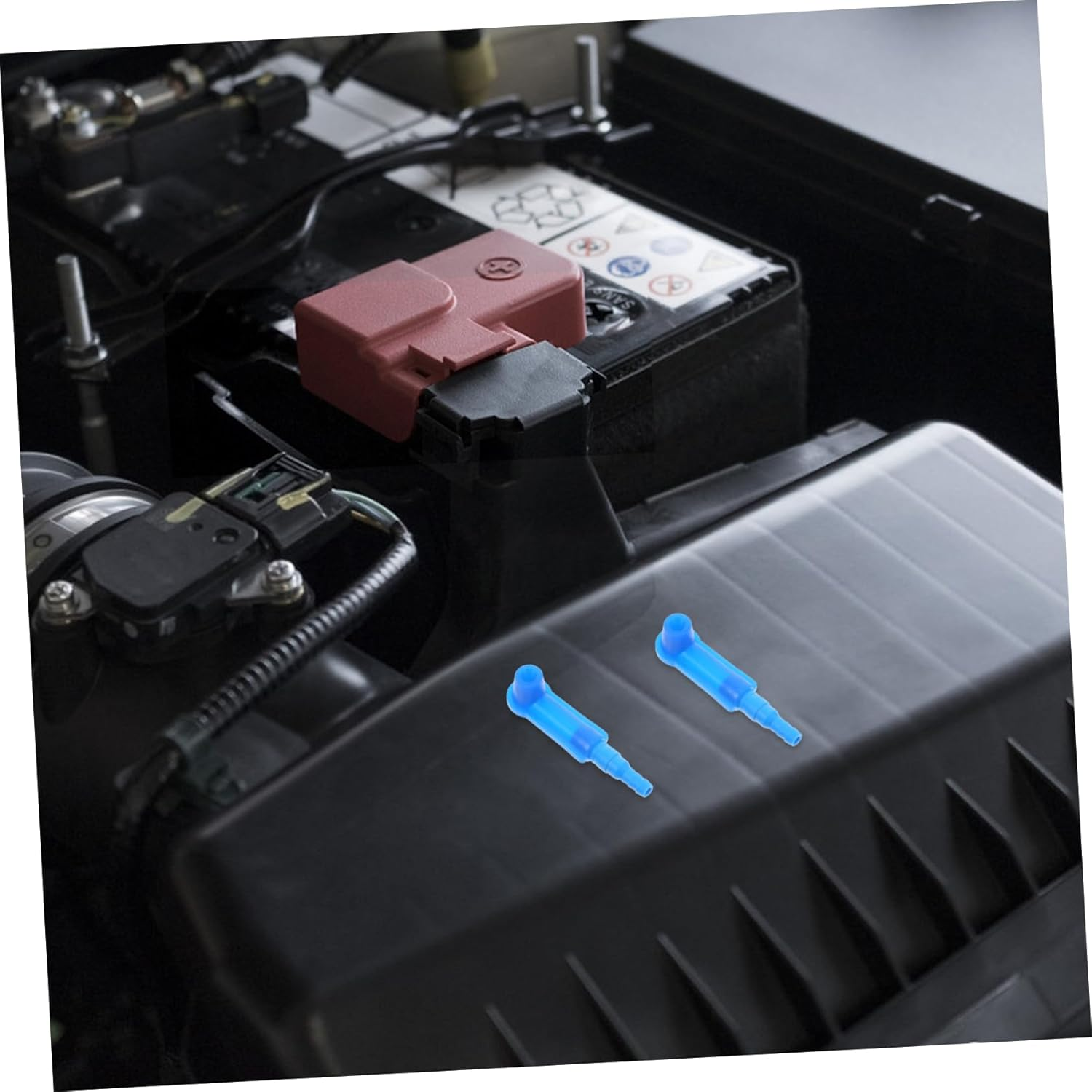 SWOOMEY 5Pcs Brake Fluid Bleeder Connector for Automotive Vehicles Sturdy Plastic Easy Installation image number 1