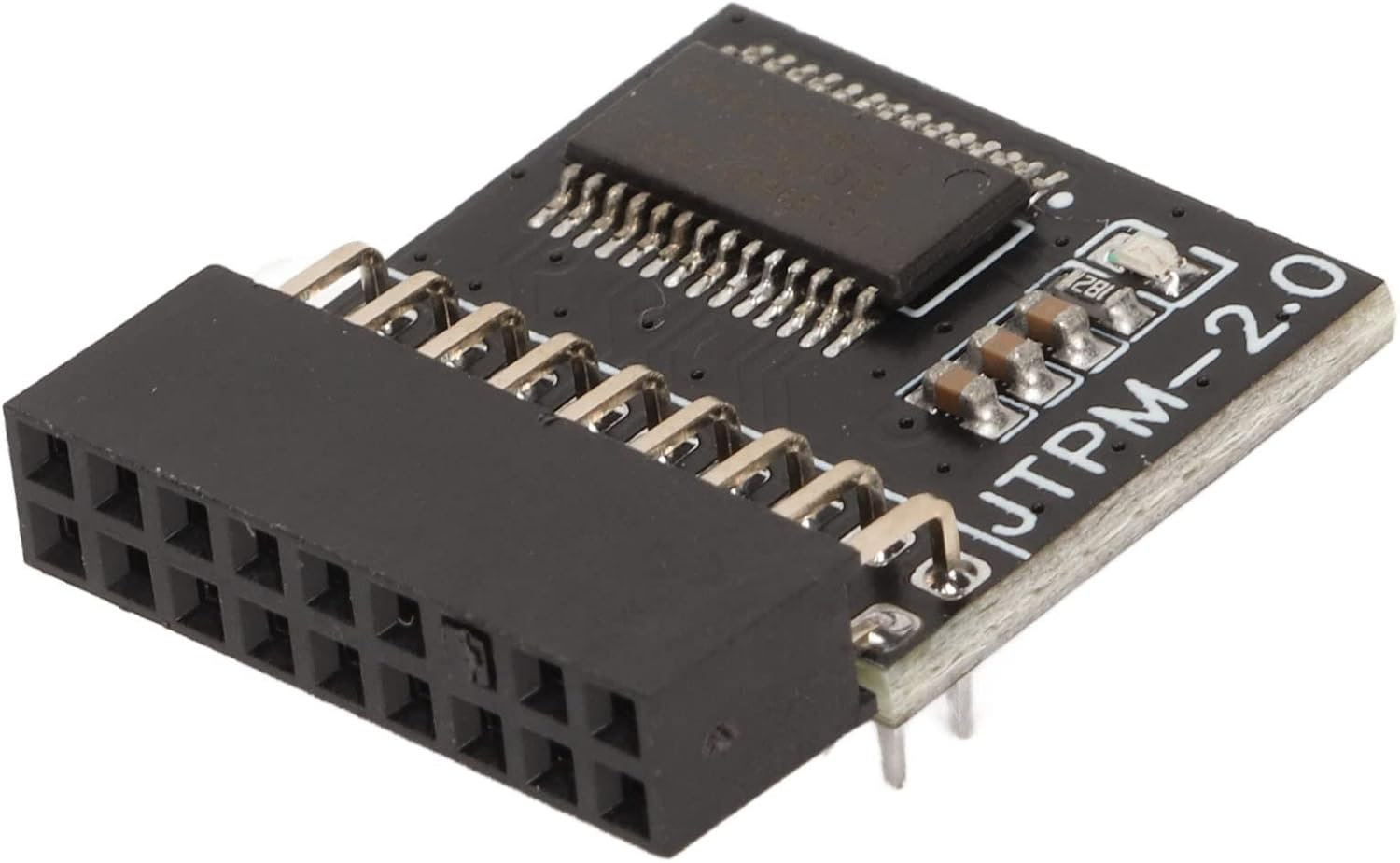 TPM2.0 Module,Secure Storage 18 Pin TPM2.0 Encryption Security Module,Reserved Memory TPM Remote Card,For Motherboards image number 6