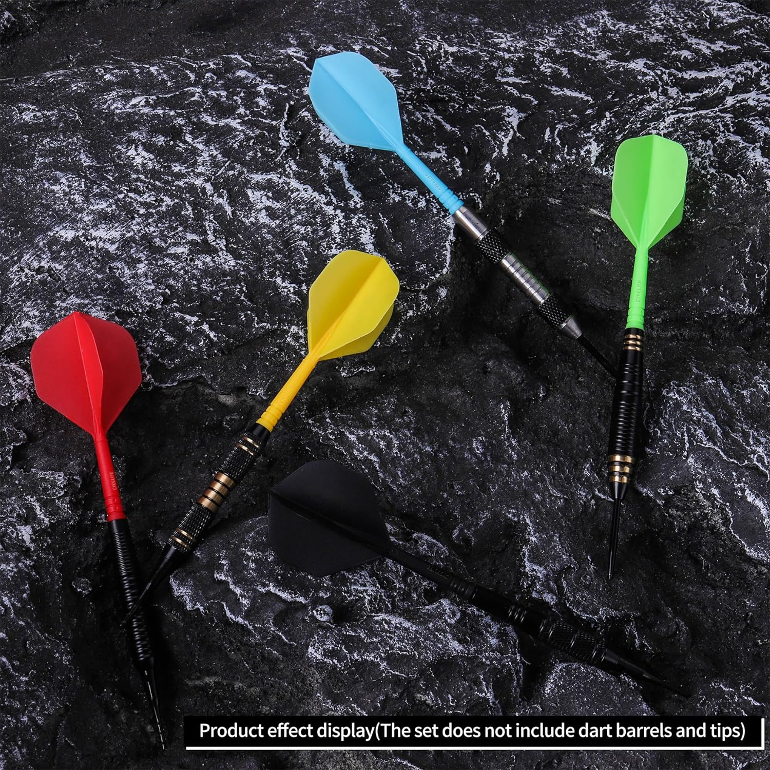 Cyeelife One Piece Dart Shafts and Dart Flights, Dart Accessories Dart Shafts and Flights, Dart Accessories, Set of 3 - Blue-2Ba image number 4