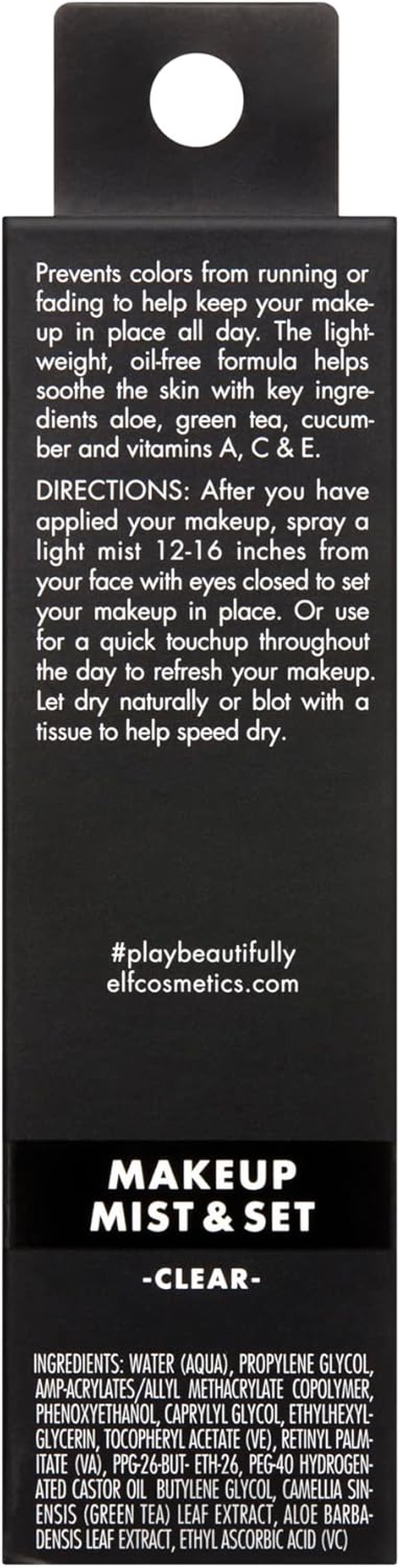 E.L.F. E.L.F. Makeup Mist and Set - Clear for Women 2.02 Oz Mist, 60 Ml image number 4