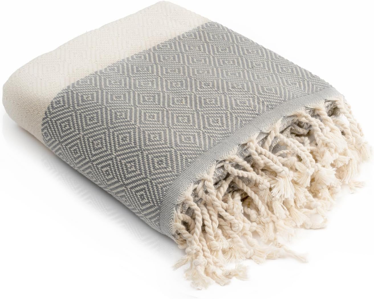 Turkish Beach Towel, Large 39"X71", Sand-Free, Extra Large Light Travel Towel, Travel Essentials, Cruise Accessories, Must-Haves for Adults, Beach Accessories, Gifts - Pink