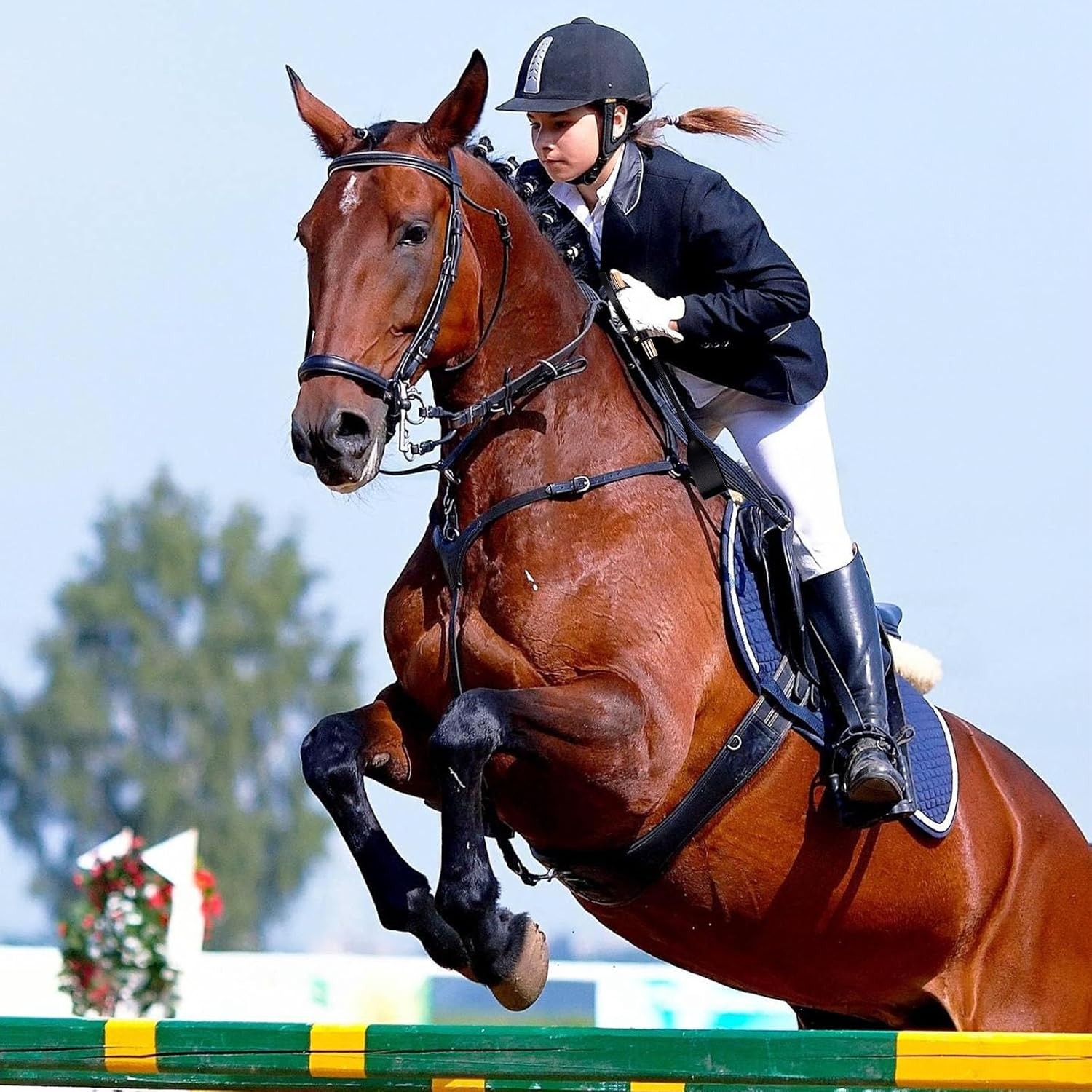 Mini Horse Riding Crop 33Cm &ndash; Lightweight Hobby Horse Accessory with Anti-Slip Grip &ndash; Durable PU Leather Hose Whip Crop for Kids & Horseplay Training(Black) image number 2