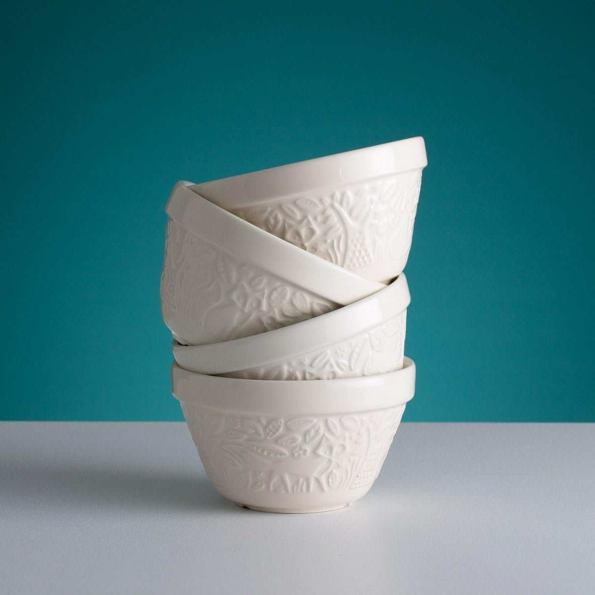 Mason Cash in the Forest Fox Earthenware Pudding Basin, 16Cm, Cream 28456 image number 4