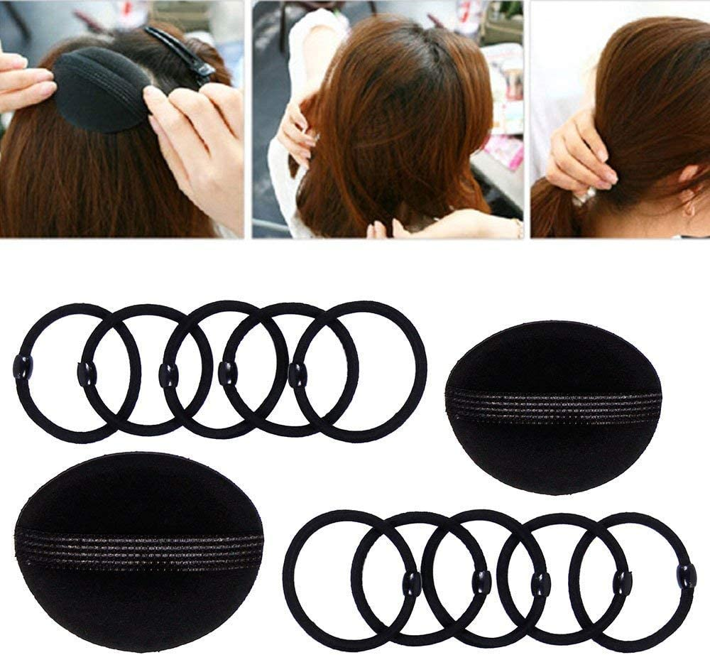 Haobase Hairdressing Accessories, Hairdressing Tools Set Hairstyle Stylized Accessory Hair Girls Sponge Foam Hairclip Braid