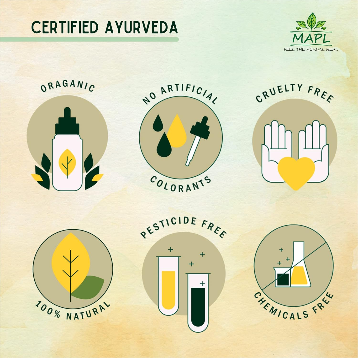 Mapl Bhringraj Organic Powder || Pure Herb || Bhringraj Powder for Hair|| Natural Hair Care -200Gm image number 1