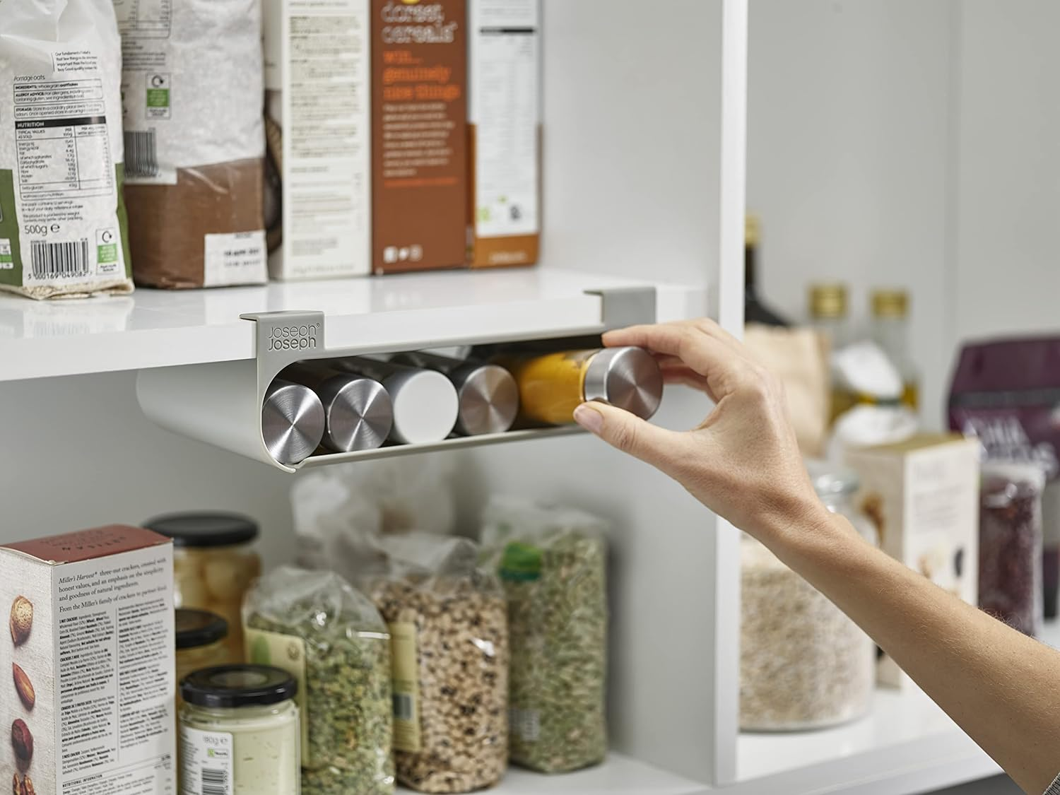 Joseph Joseph Duo Under-Shelf Spice Rack Grey image number 2