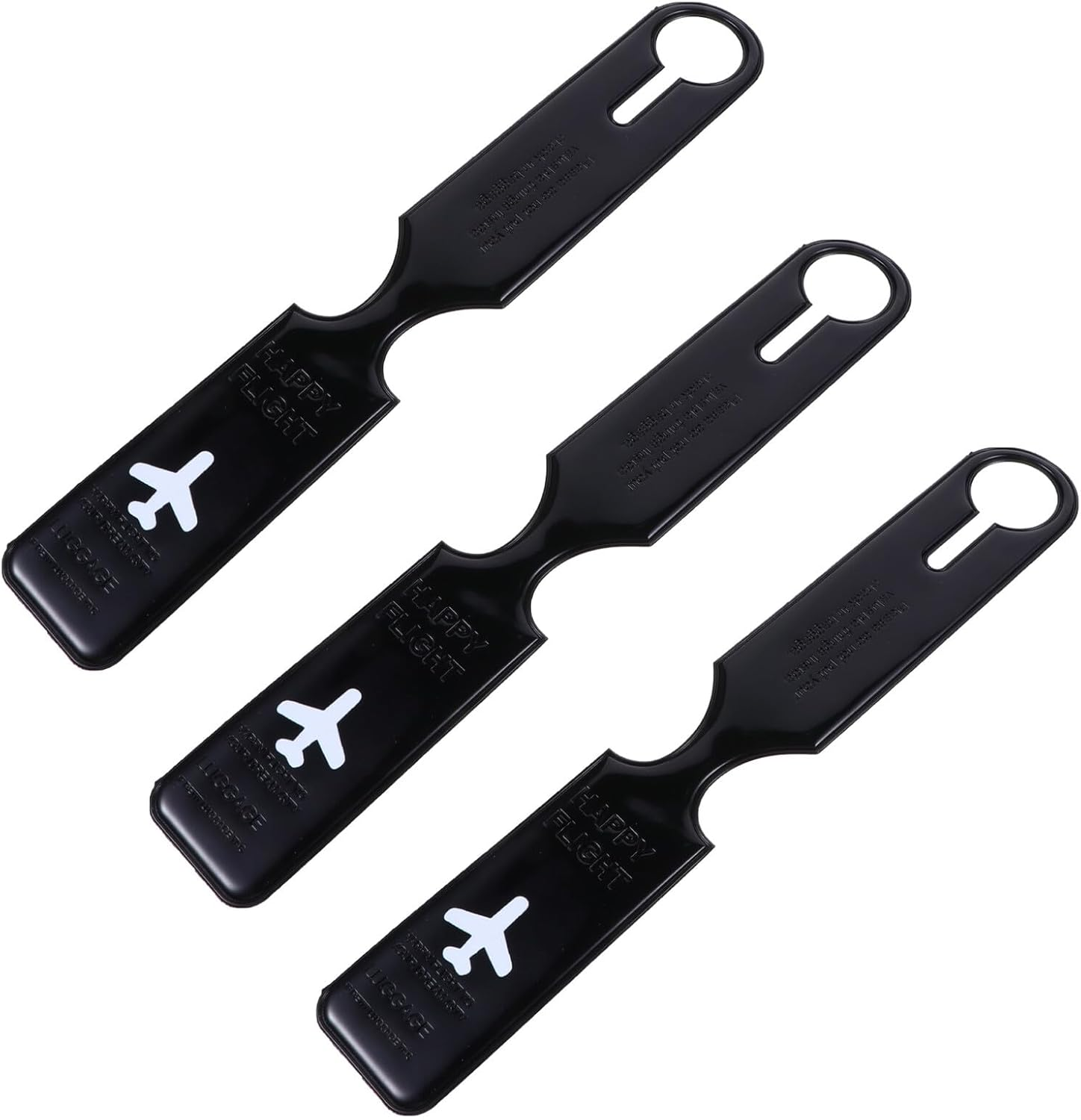 PACKOVE 3Pcs PVC Luggage Tag Travel Baggage Id Label for Backpack Luggage Identify Label image number 6