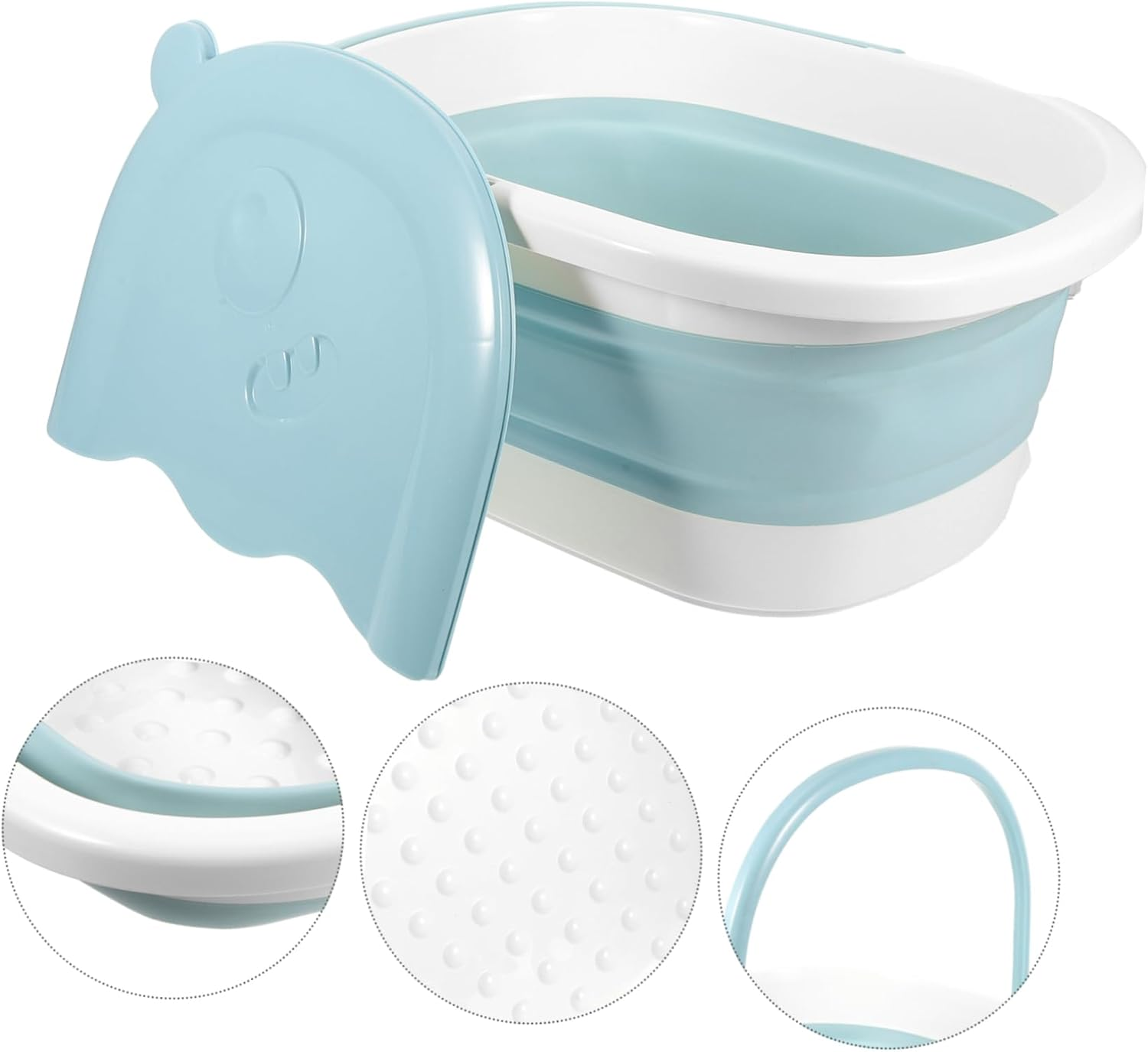 WOFASHPURET Foot Soaking Bath Basin Multi-Use Acupuncture Points Massage Bath Bucket for Household Massage Wash