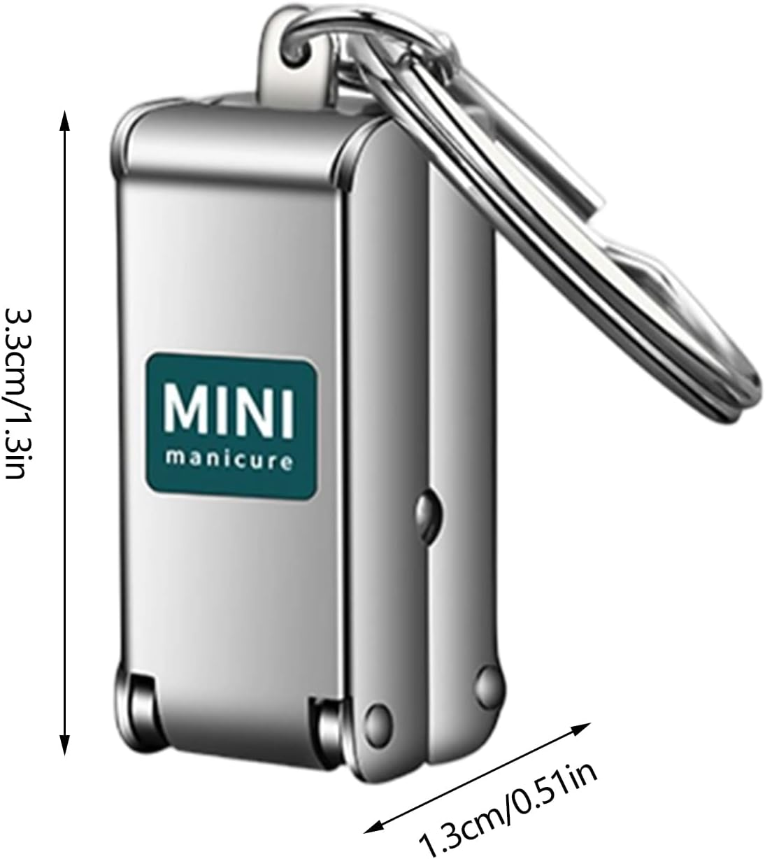 Jsnwernb Nail Clippers Keychain | Pocket Size Manicure Fingernail Tool,Small Nail Clippers Keychain,For Kids Adults Seniors Men Caregivers Women Elderly