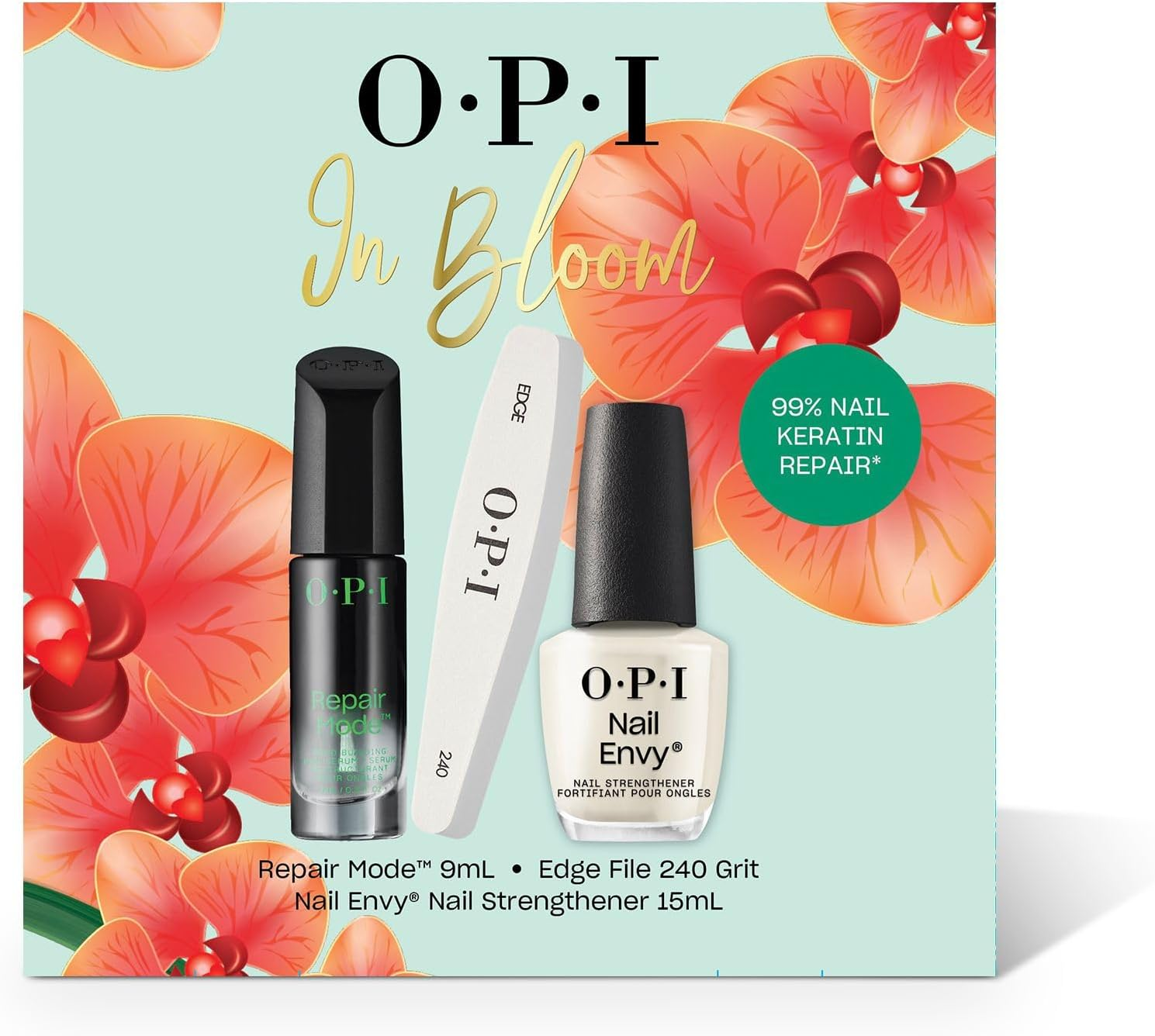 OPI Treatment Gift Set - Repair Mode Bond Building Nail Serum, Edge File 240 Grit image number 2
