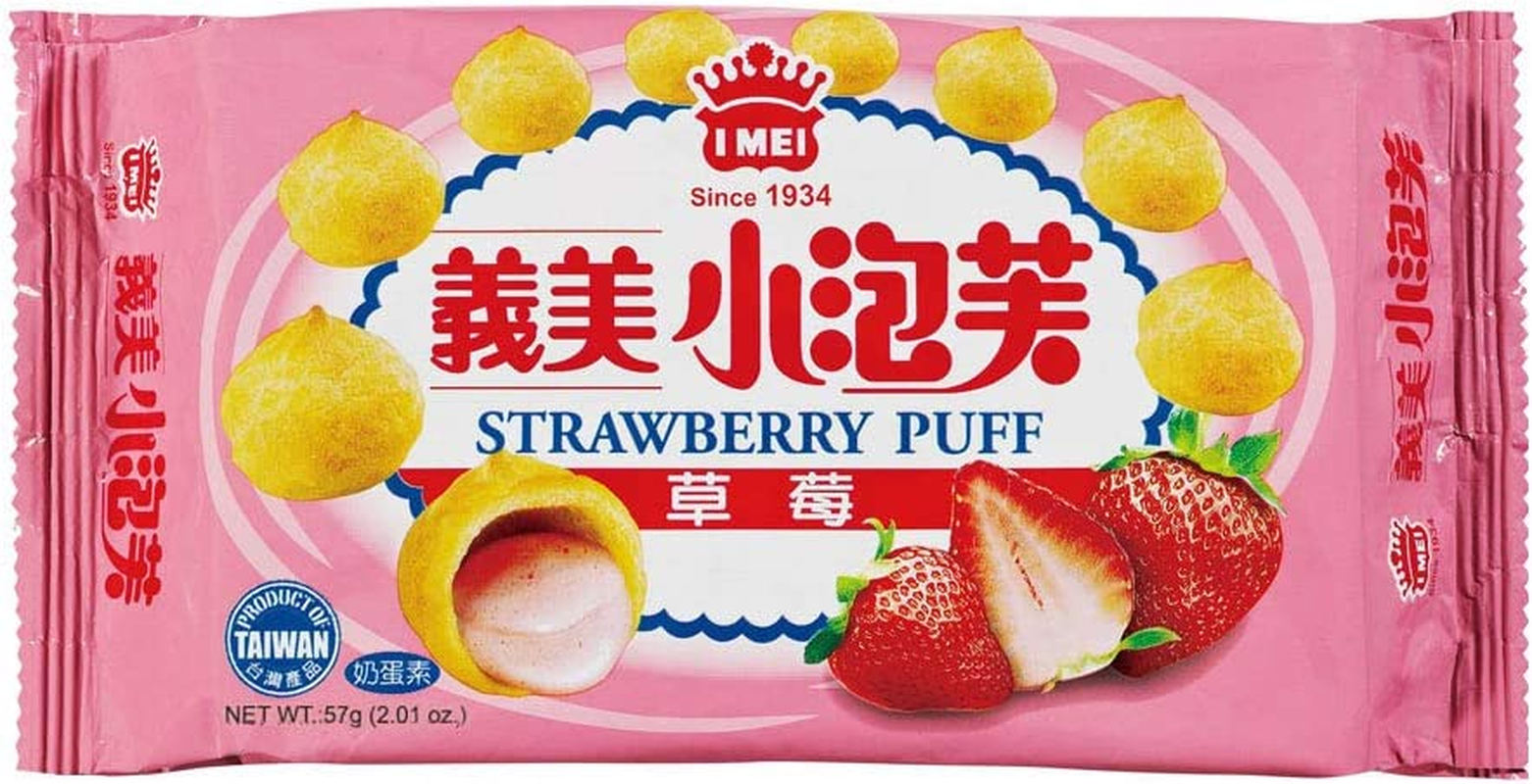 I Mei Strawberry Puff 57Gm