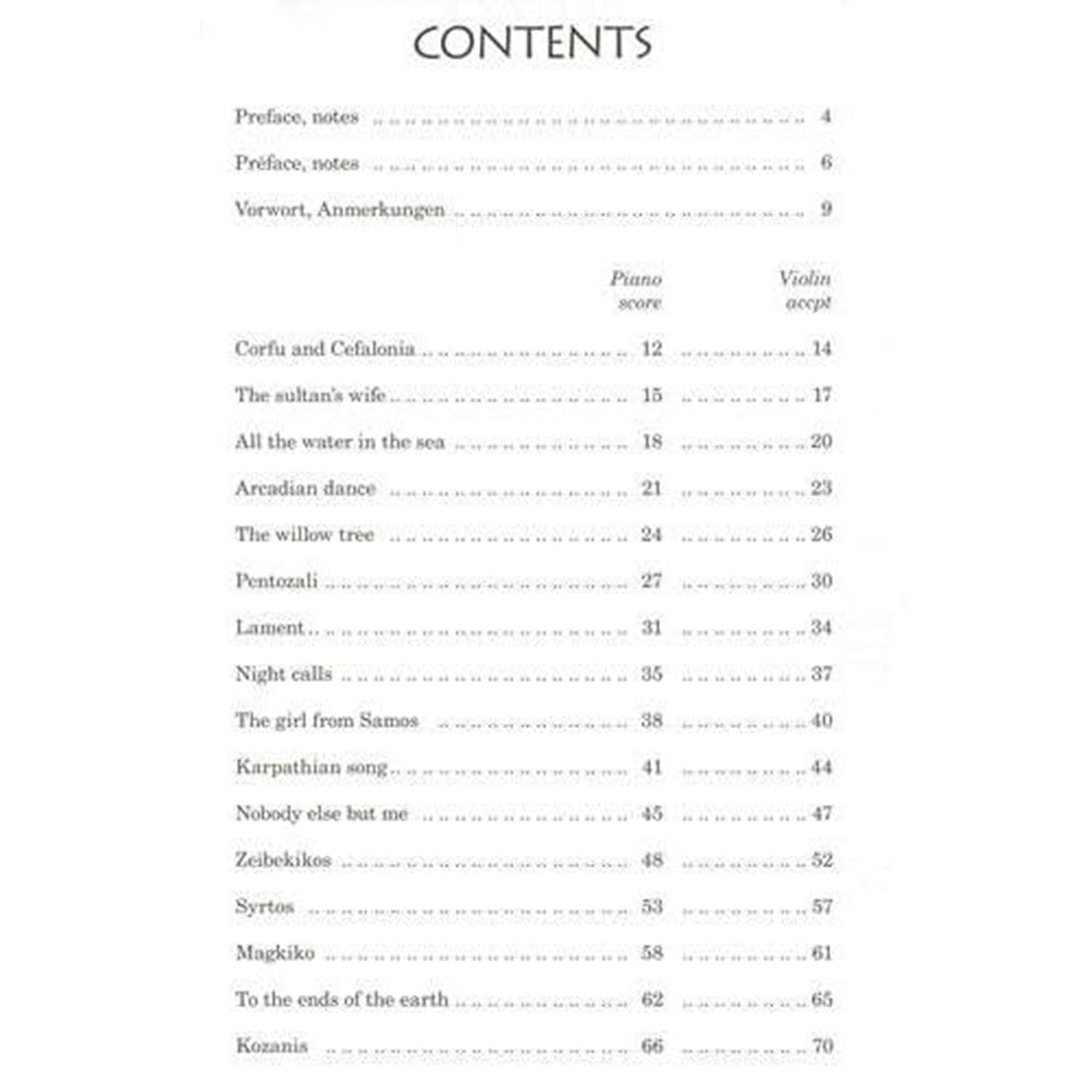 The Greek Fiddler: Violin and Piano Complete image number 1