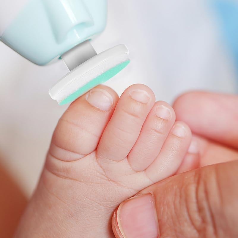 FOMIYES 10Pcs Baby Nail Grinding Heads Replacement Pads for Electric Nail Trimmers Portable Safe Gentle Buffing for Infant Care image number 5