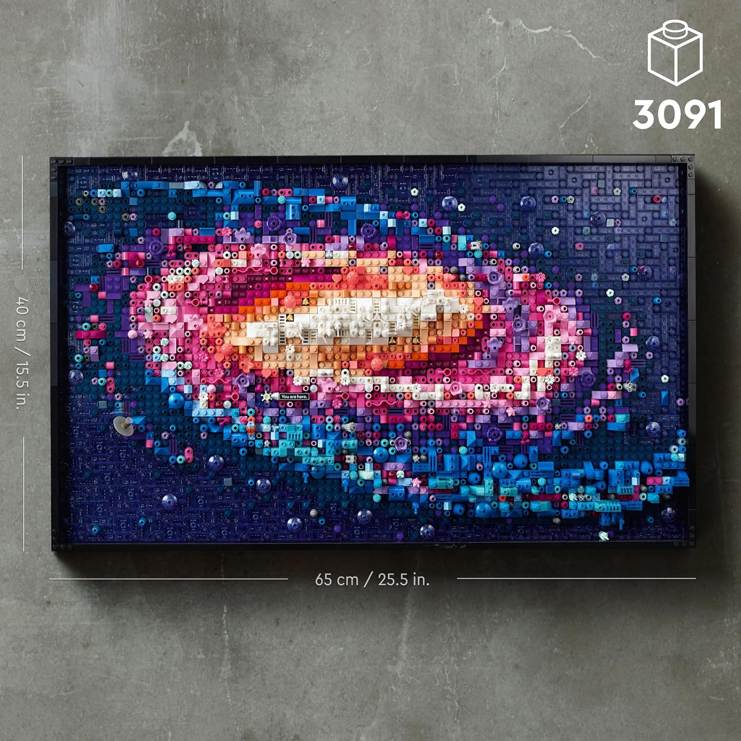 Art: the Milky Way Galaxy 31212 (The Milky Way Galaxy) with Pre-Order Bonus | Large  Picture of the Milky Way, Wall Art and Creative Building Set for Adults (18+),  Milky Way - Novelty image number 5