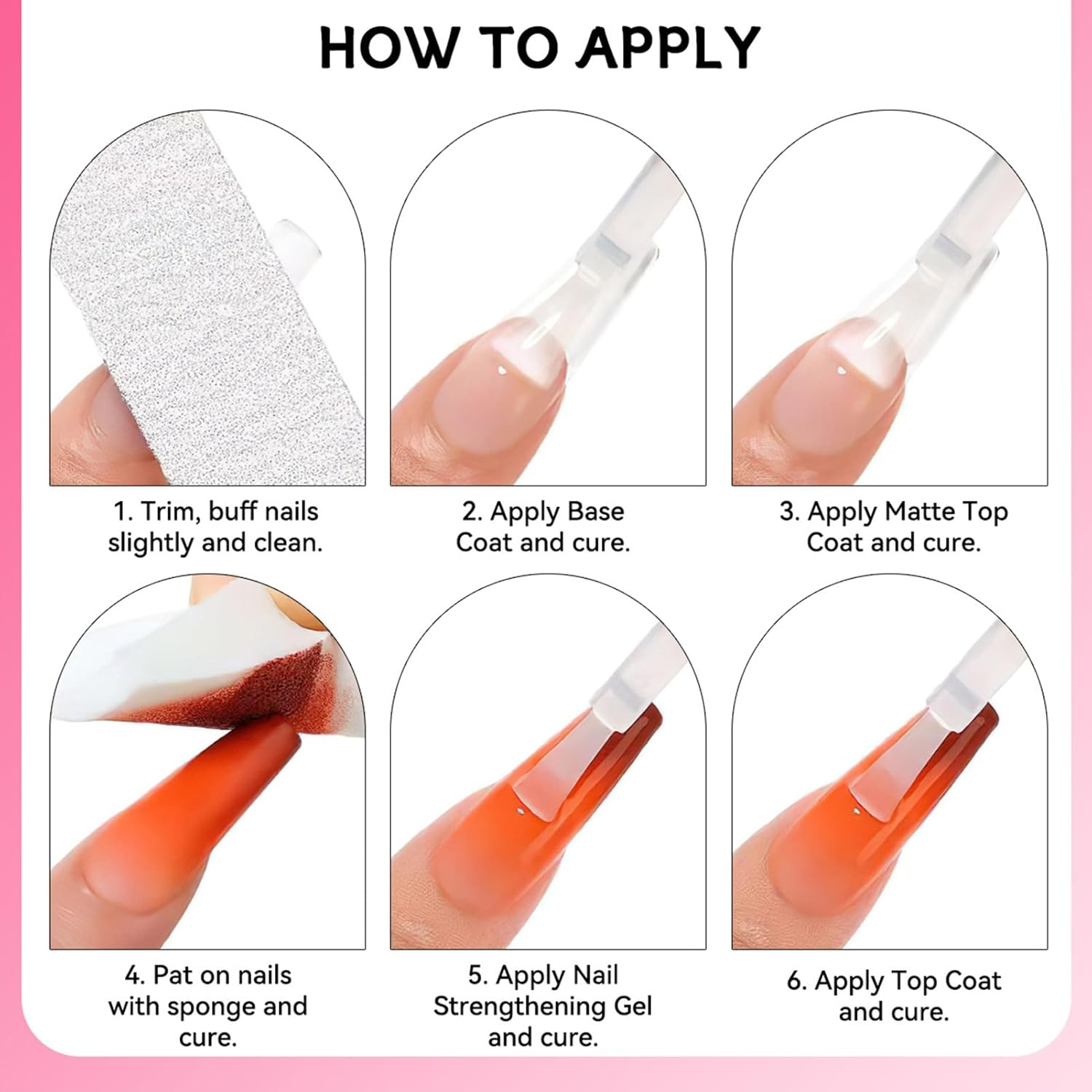 Patting Gel - Gradient Paint Gel - 9-Color Polish Accessories Nail Design Art Tools for Women Manicure Creation Painting image number 5