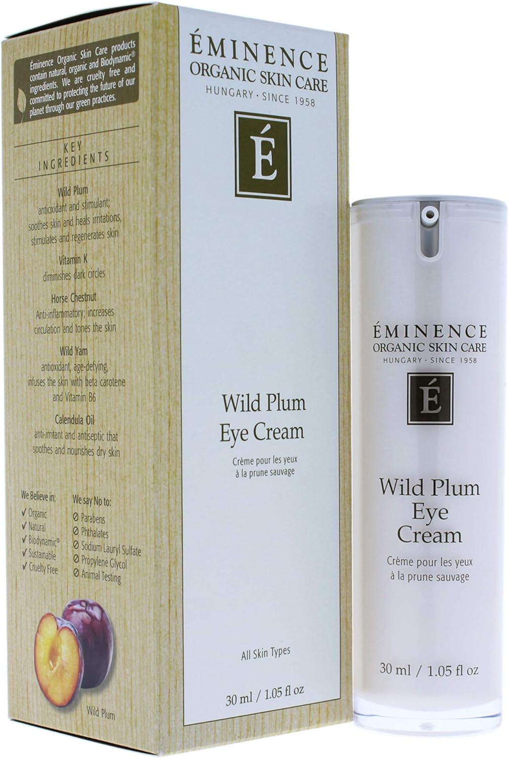 Eminence Wild Plum Eye Cream, 1.05 Ounce