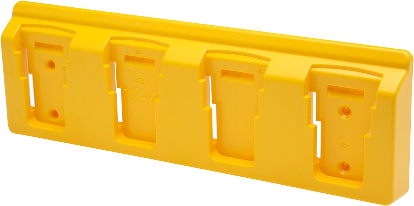 48 Tools Battery Holder for Dewalt 18V & 20V Battery Holder - Durable Wall Mount Storage for Cordless Power Tool Batteries, Easy Install, Commercial-Grade ABS image number 2