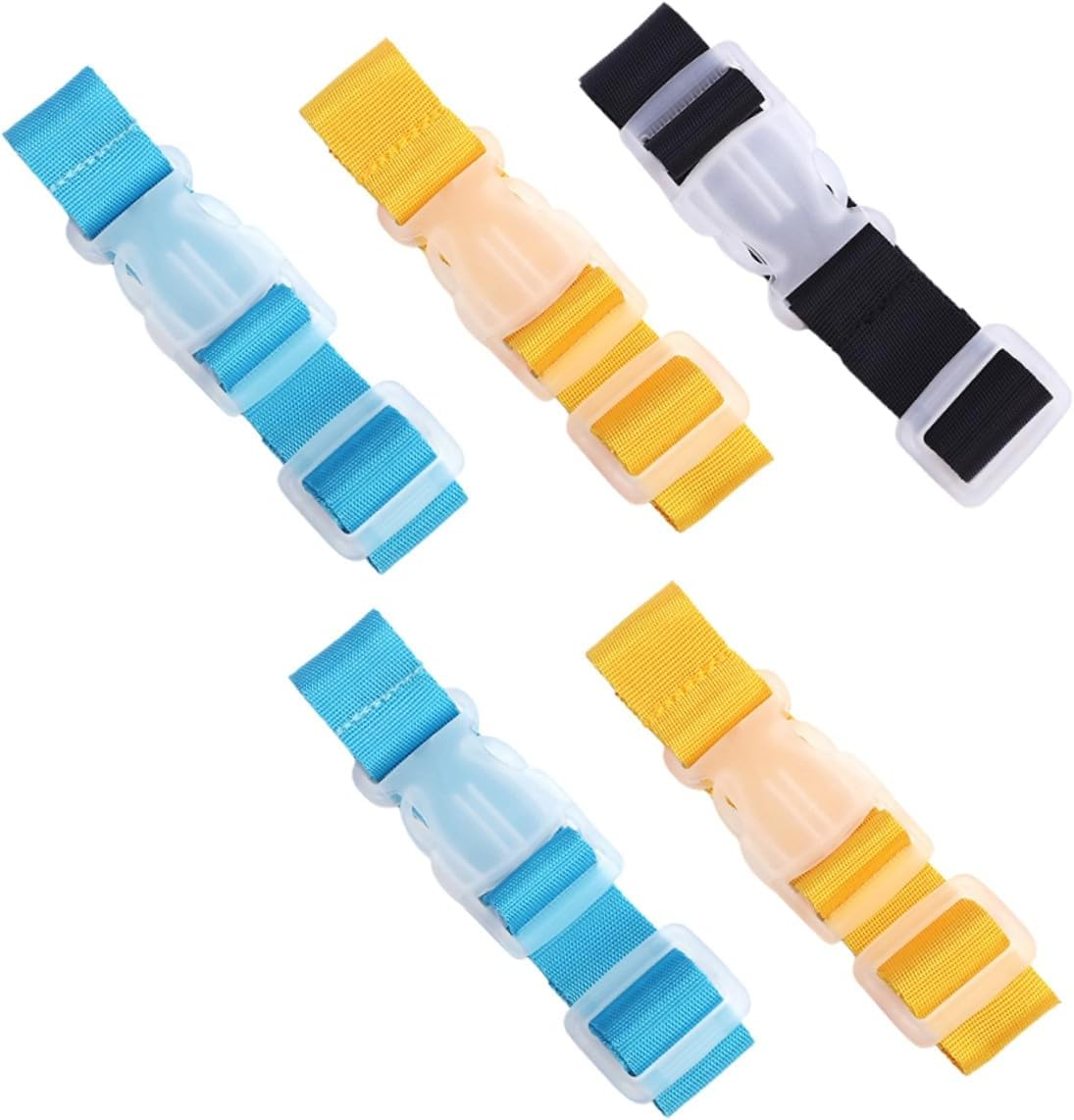 TOPPERFUN 5Pcs Luggage Belt Straps with Buckle Lightweight Travel Suitcase Straps for Secure Fastening and Anti-Fall Protection Portable Carry Bag Accessories image number 6