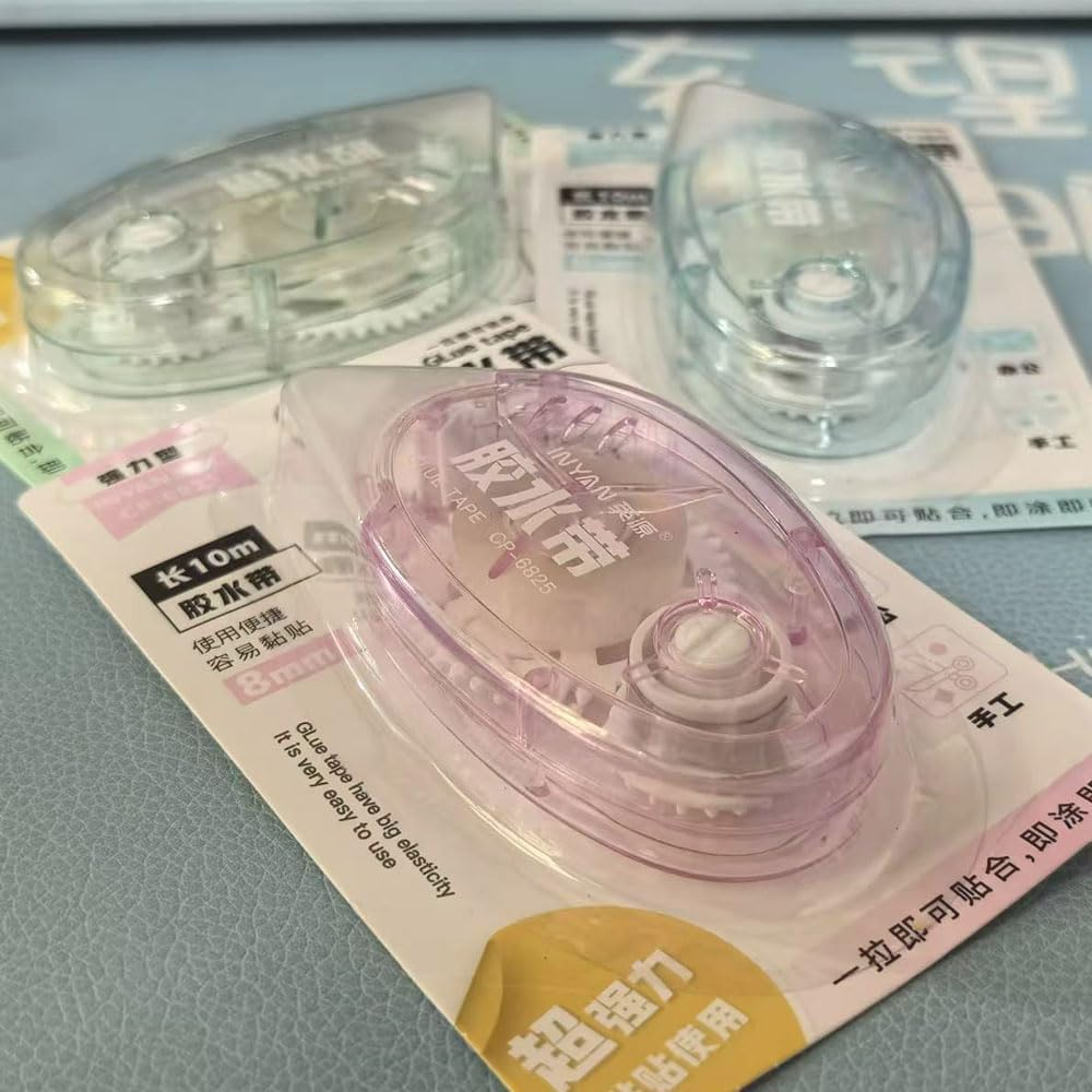 Armastuse 9 Pack Double Sided Tape Roller, Scrapbooking Supplies, Sticky Tape Glue Roller Dispenser for Scrapbook, Journaling DIY Crafts image number 2