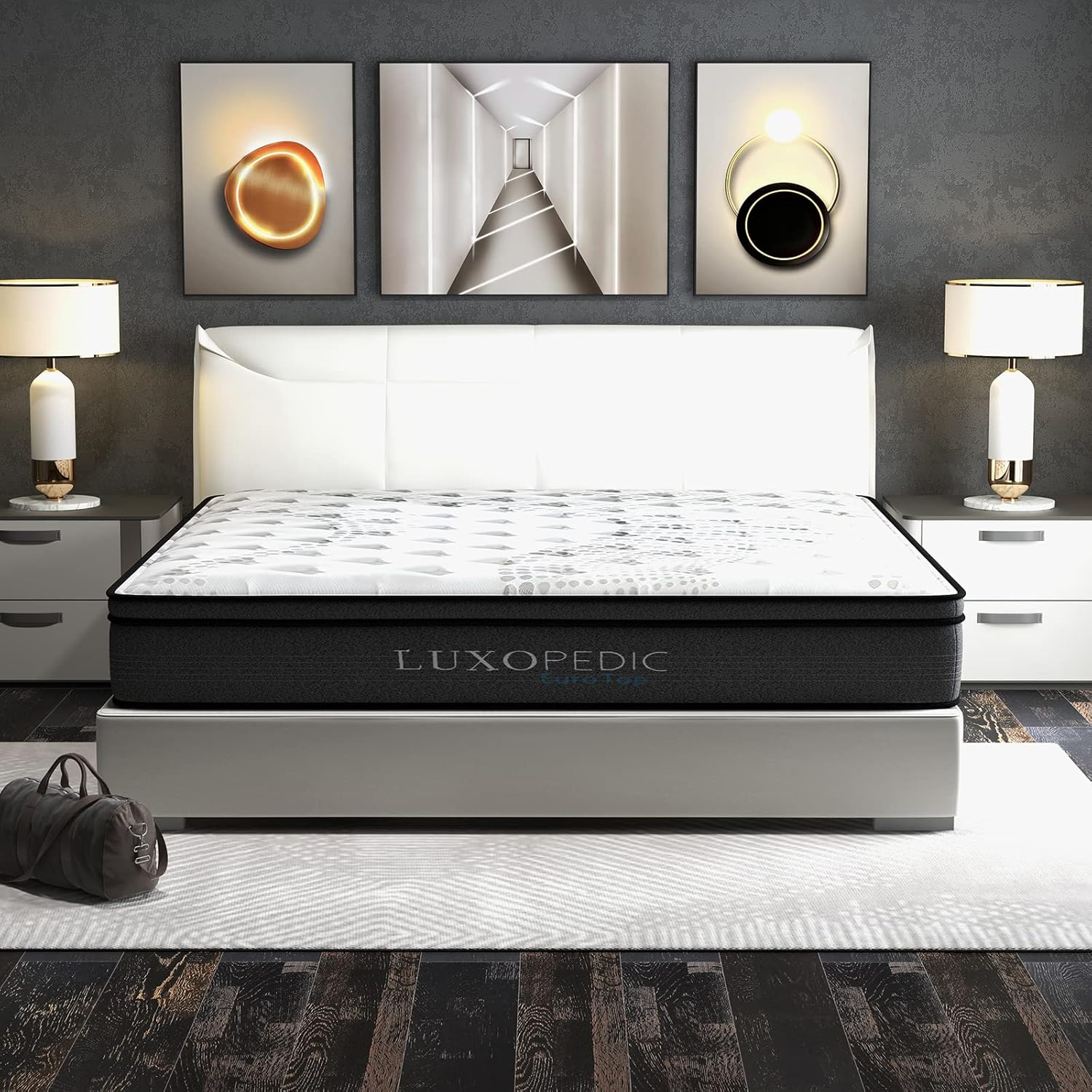 Royal Comfort Luxopedic Eurotop 5 Zone Pocket Spring Mattress, King image number 5