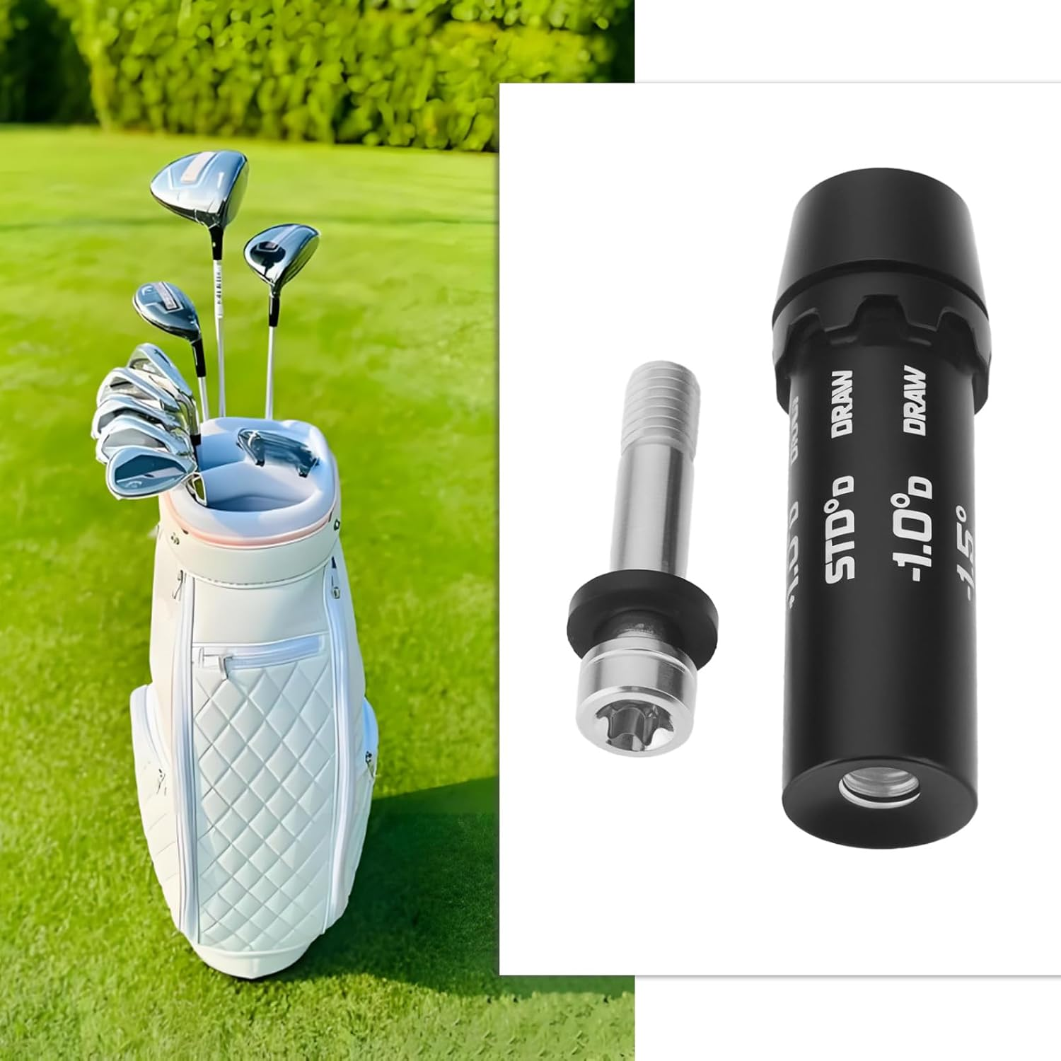 SING F LTD 1PC 0.335 Golf Adapter Sleeve Compatible with Cobra 2022 Ltdx Ls Compatible with Radspeed Compatible with Speedzone Driver 60.1X13.6Mm Black image number 4