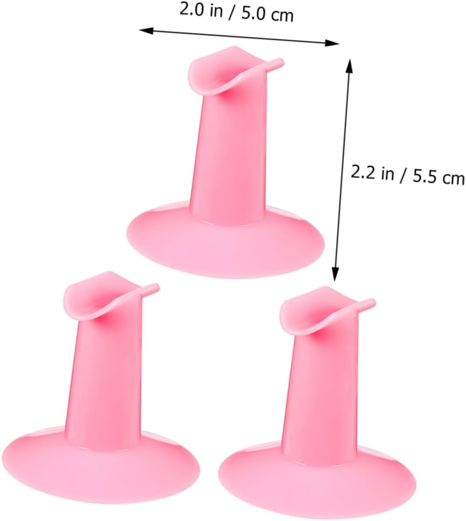 MERRYHAPY 10Pcs Nail Art Finger Rests and Finger Support Holders for Manicure Sturdy for Nail Painting and Accessories in Salon Use image number 6
