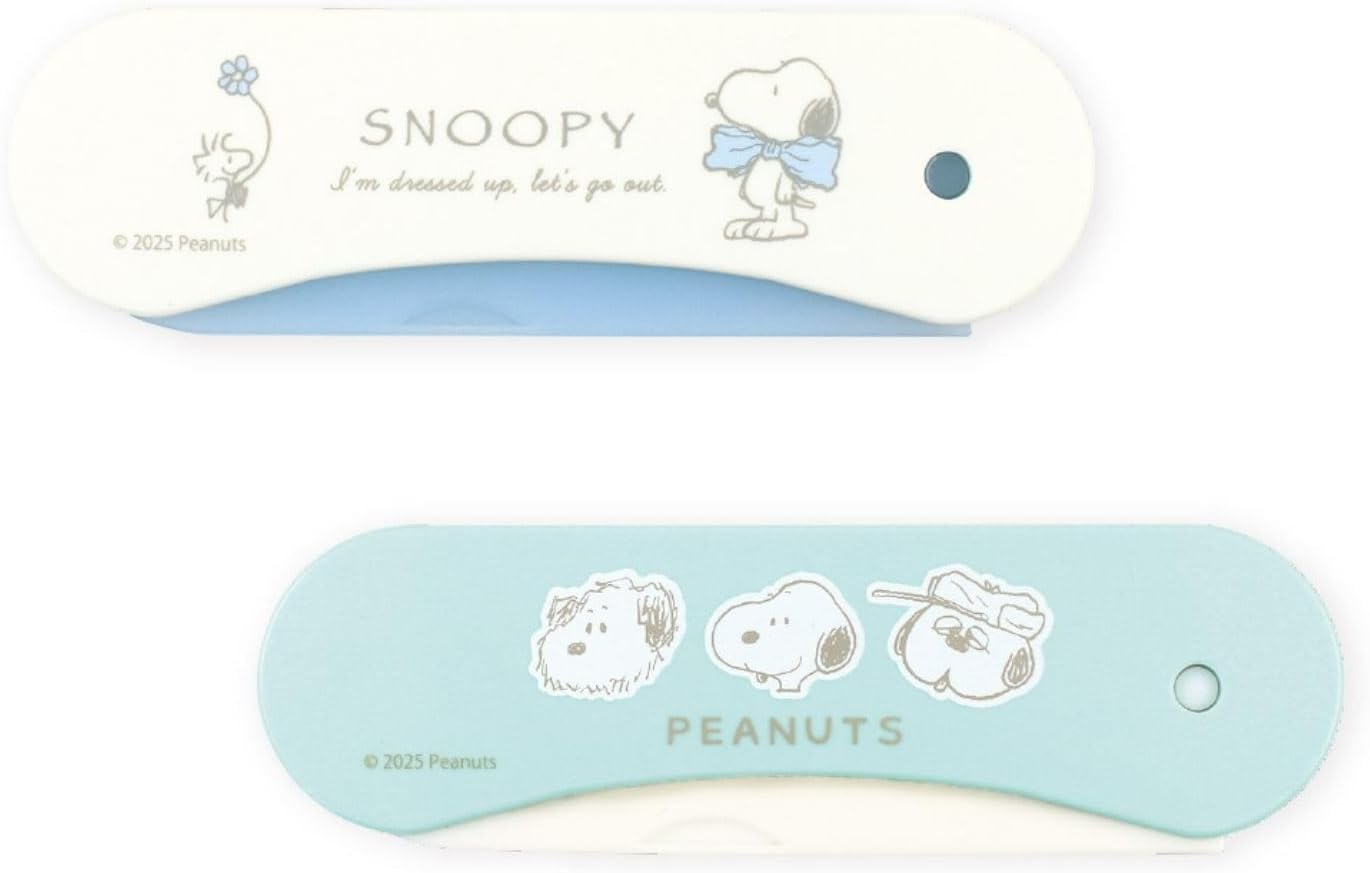 Tee'S Factory Snoopy 2-Way Bangs Arrangement Comb, Snoopy & Woodstock, Approx. H1.4 X W4.3 X D0.6 Inches (35 X 112 X 14 Mm), SN-5548068SW image number 1