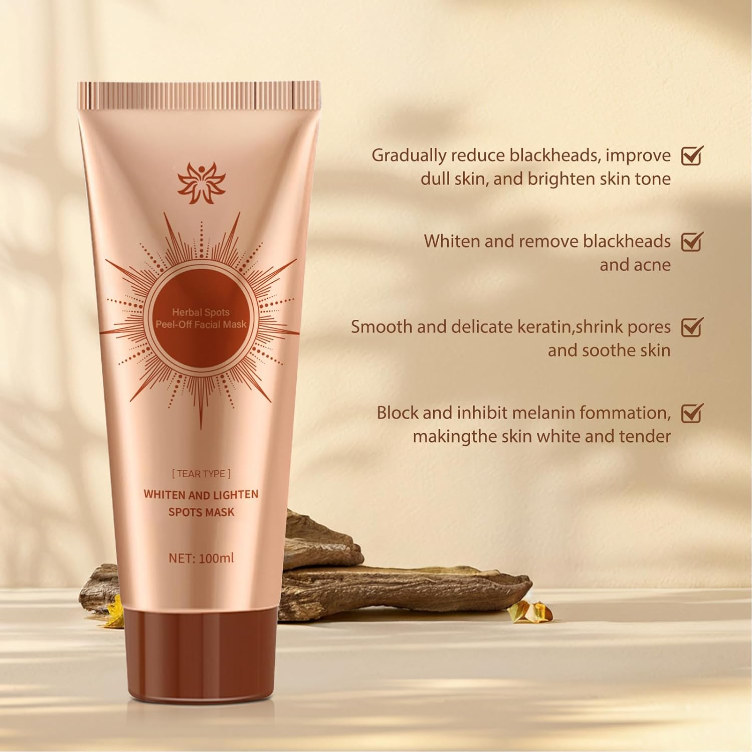 Winovera Herbal Spots Peel-Off Facial Mask, Herbal Dark Spot Peel off Face Mask, Deep Nourishment & Pore Tightening, for All Skin Types (2 Pcs)