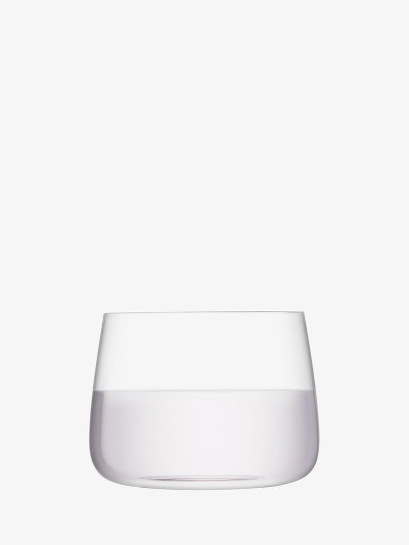 LSA International Metropolitan Stemless Glass 360Ml Clear | Set of 4 | Dishwasher Safe | MW01 image number 5
