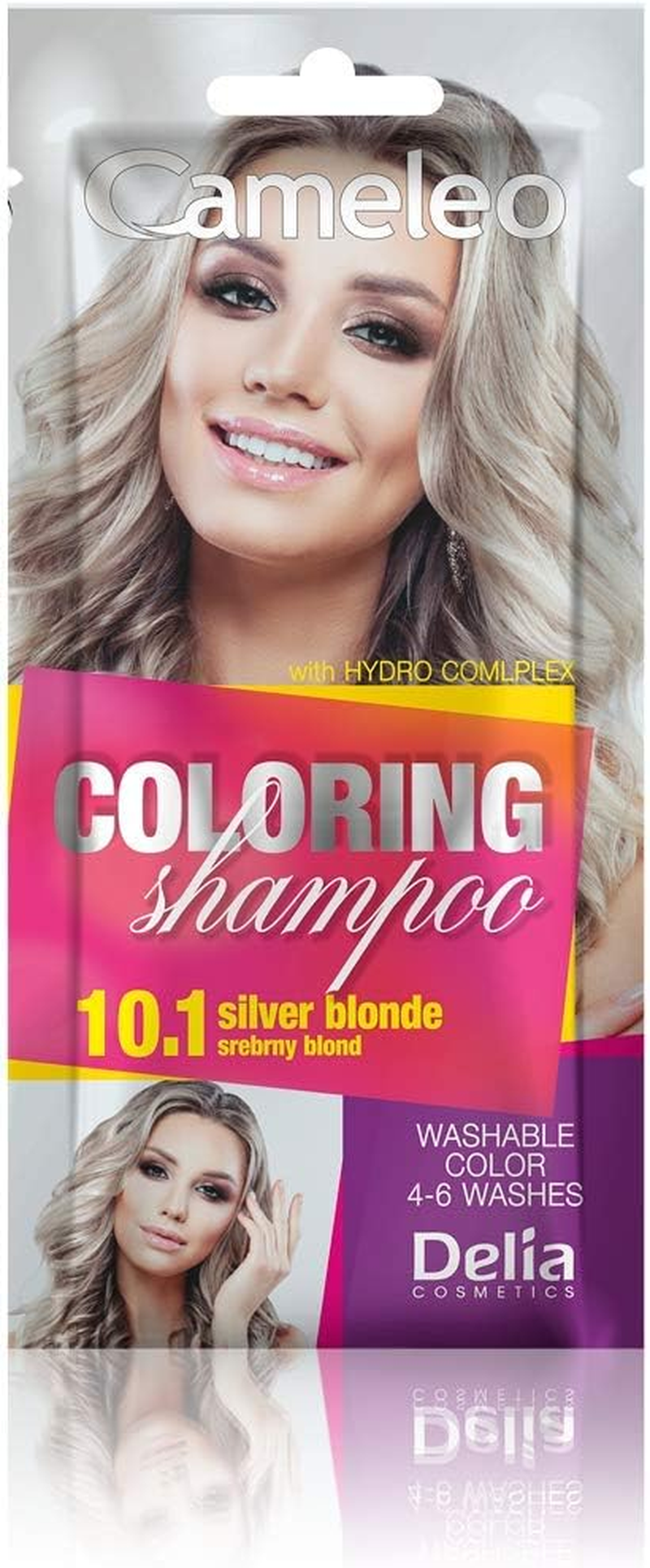 Cameleo - Tinting Shampoo - Copper Red - Quick and Easy Colour Refreshment "Colour in Colour" - without Ammonia and Oxidants - Shampoo in Bag - 40 Ml