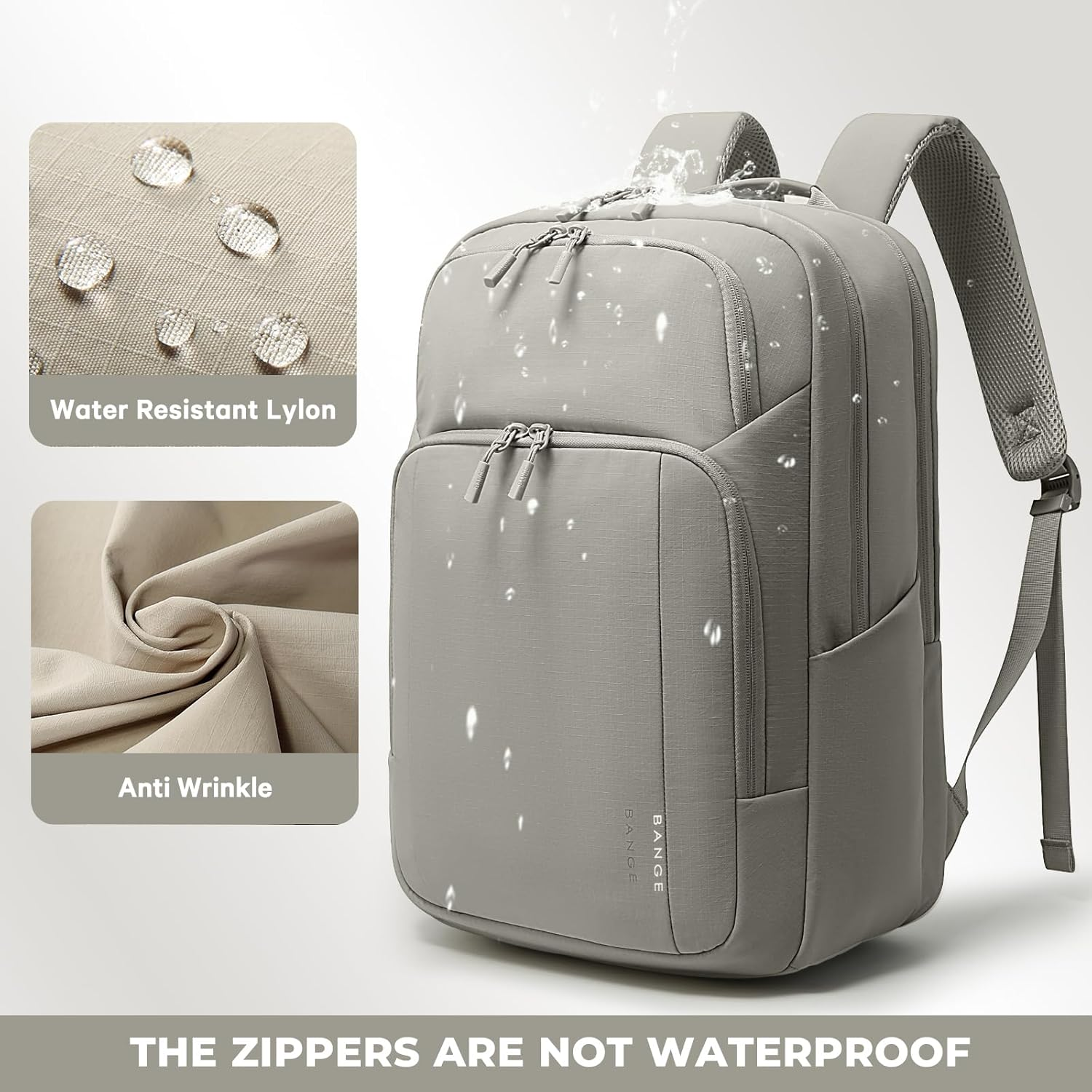 BANGE Casual Daypacks for Men and Women - Black image number 5