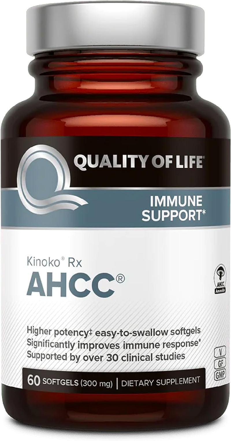 Quality of Life Kinoko Rx AHCC 300Mg 60 Capsules image number 6